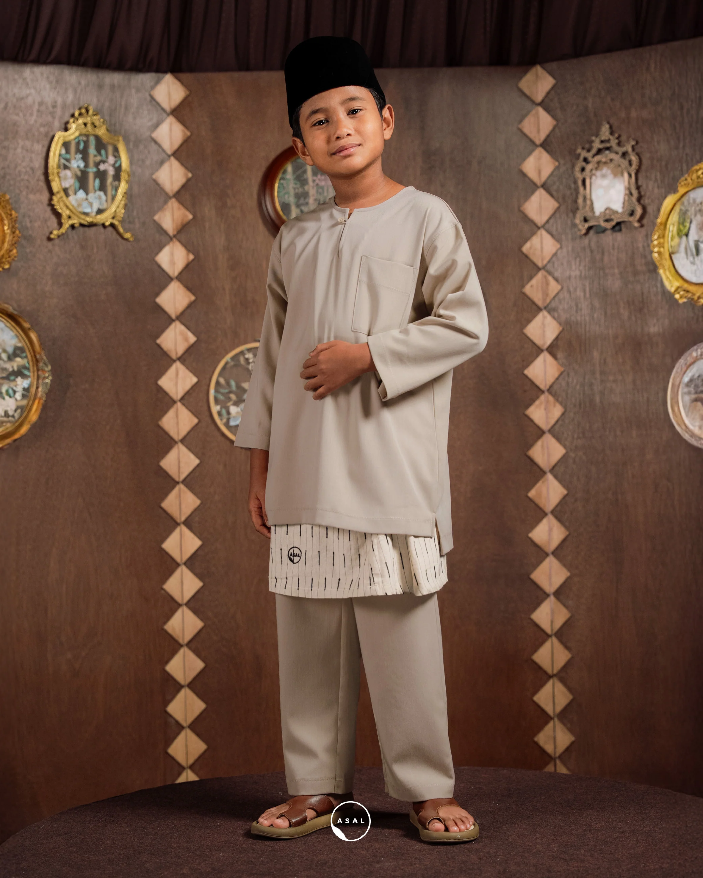 HAKAN STRIPE KIDS (SAMPING) IN SHEER BLISS - Image 3