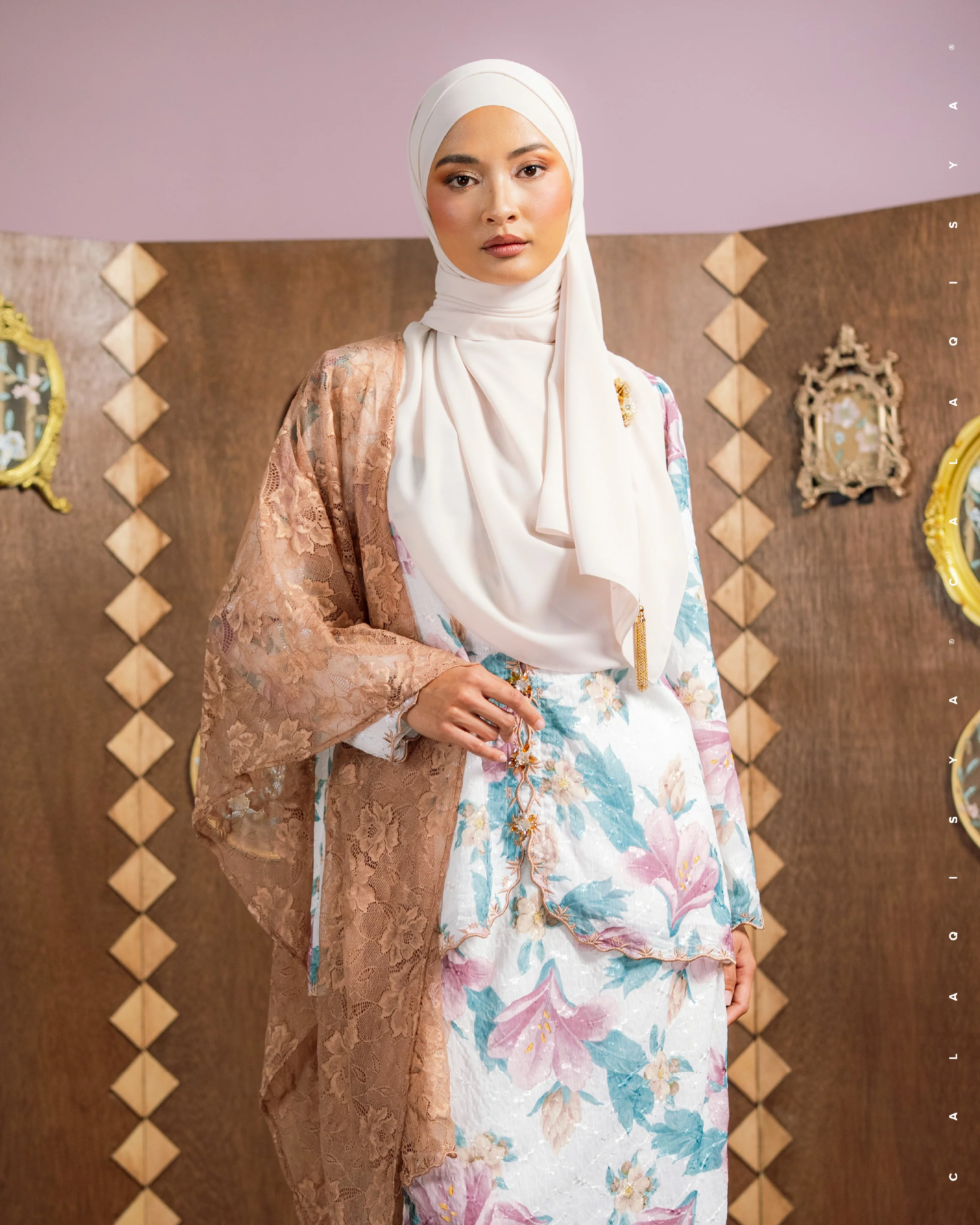 TALA IN ROMANCE ROSE (SELENDANG INCLUDED) - Image 2
