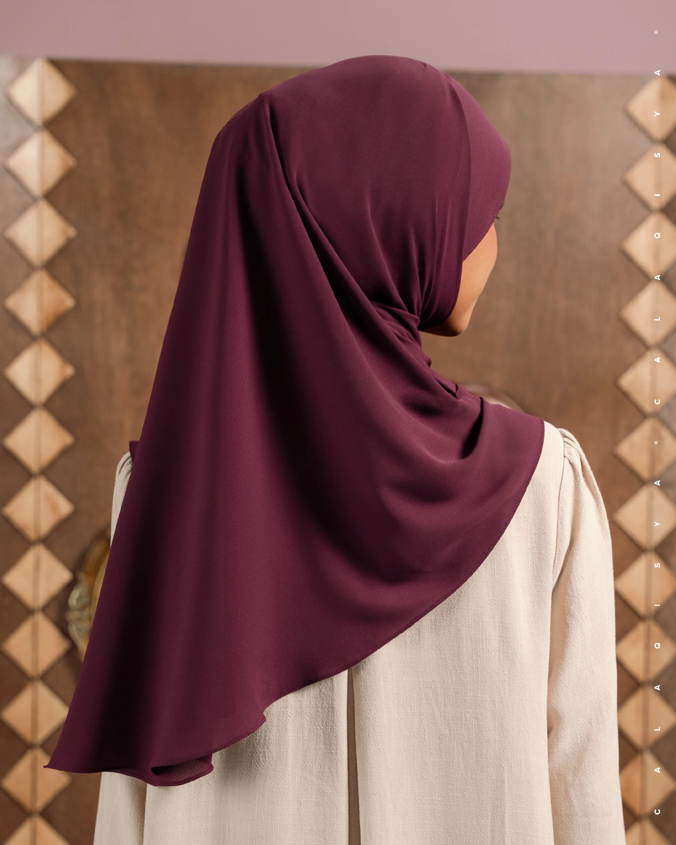 DANIAH CURVE UNDERCHIN IN PLUM CASPIA - Image 2