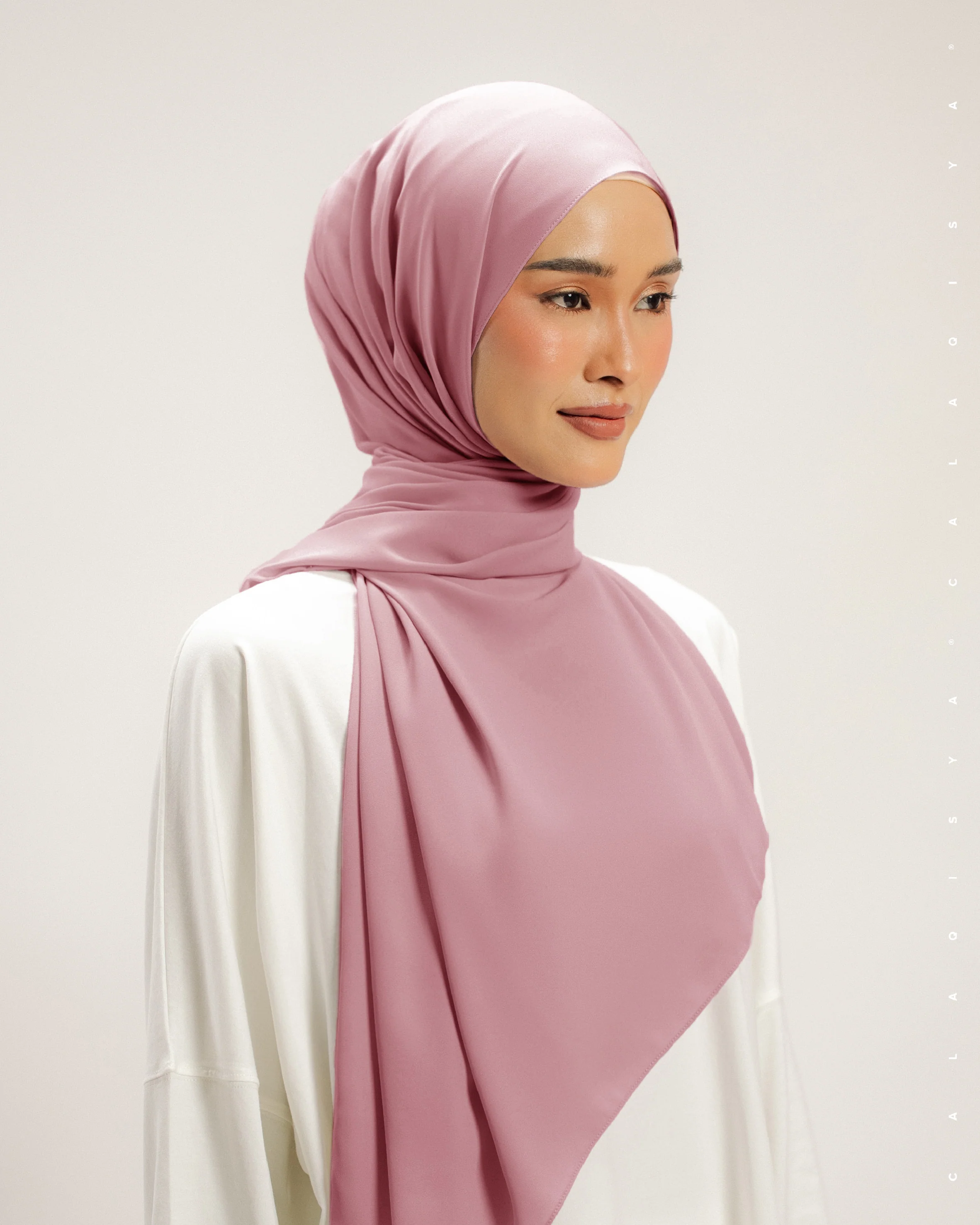 DANIAH SHAWL 2.0 IN DUSTY ROSE