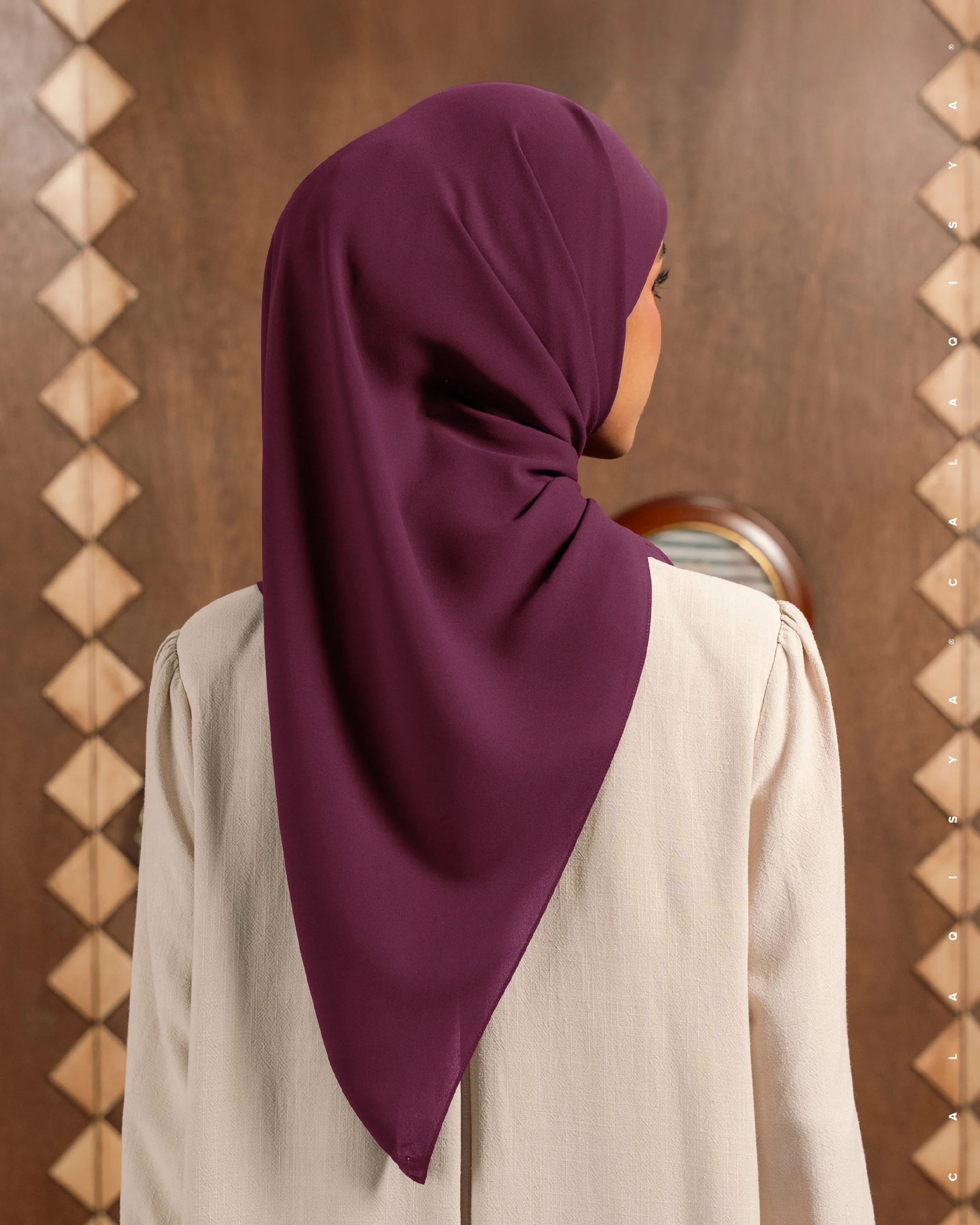 DANIAH SQUARE 2.0 IN PLUM CASPIA - Image 2