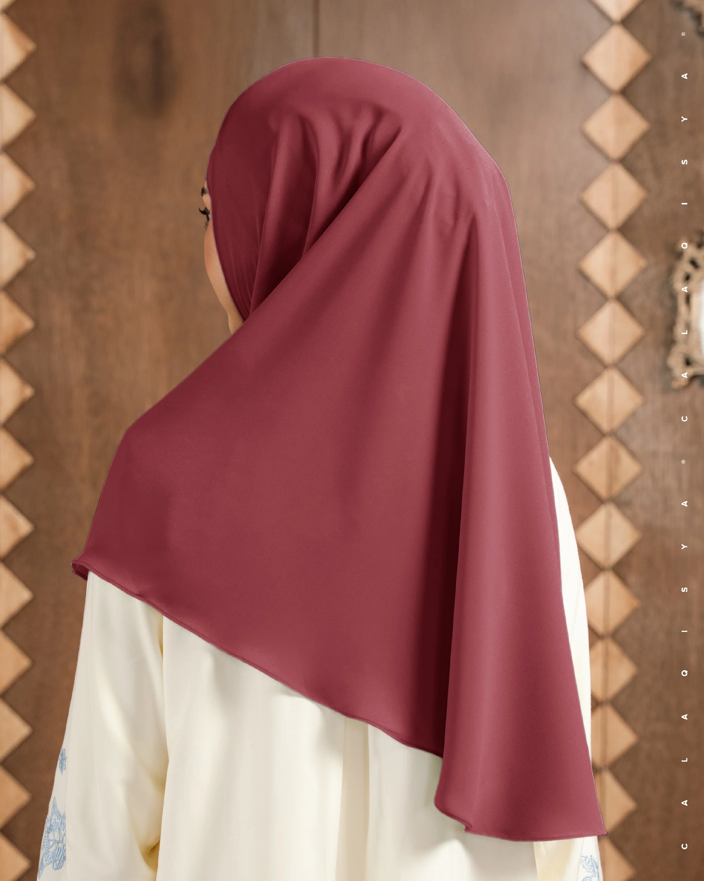 DANIAH TIE BACK UNDERCHIN IN BURNT RUSSET - Image 2
