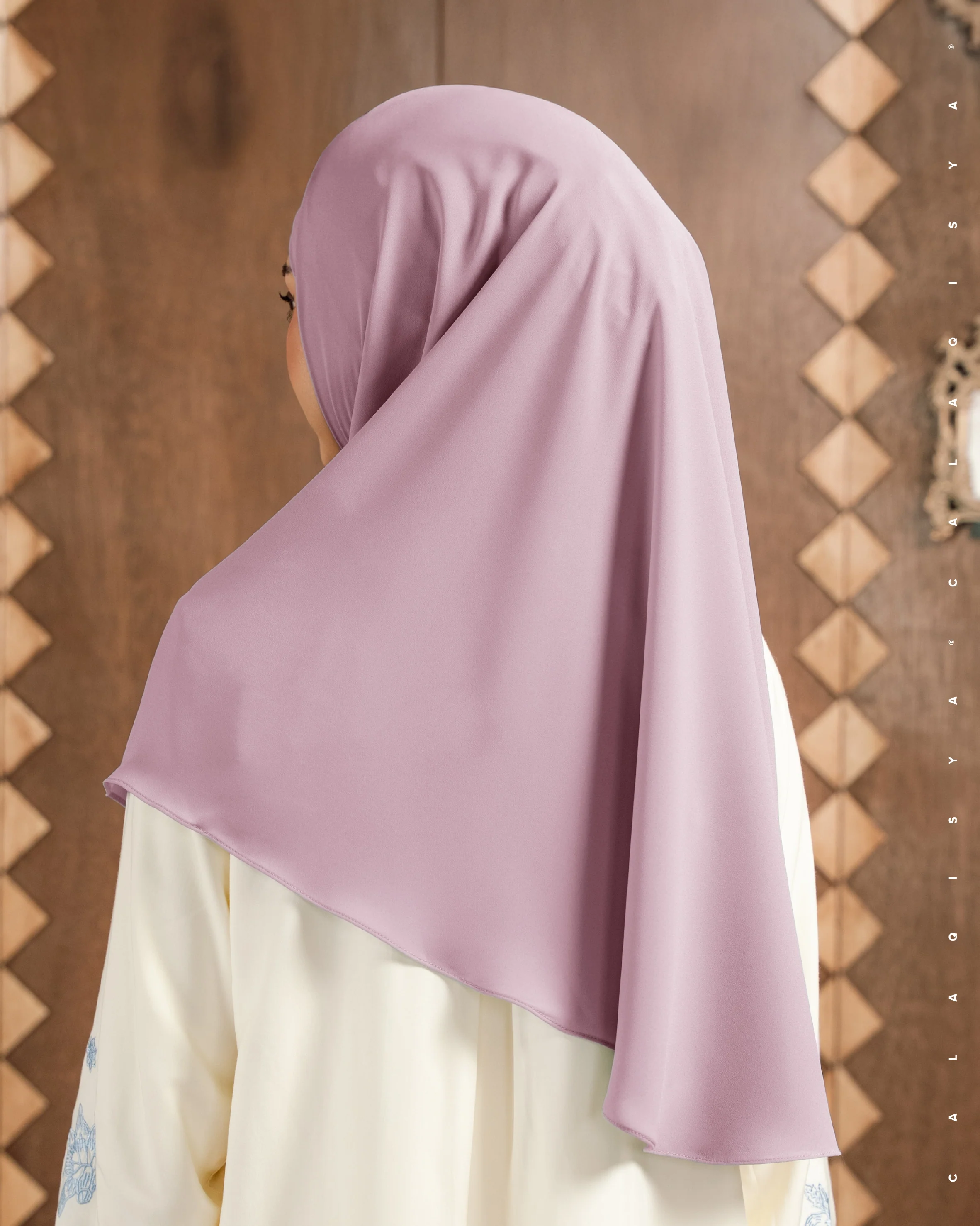 DANIAH TIE BACK UNDERCHIN IN ORCHID HAZE - Image 2