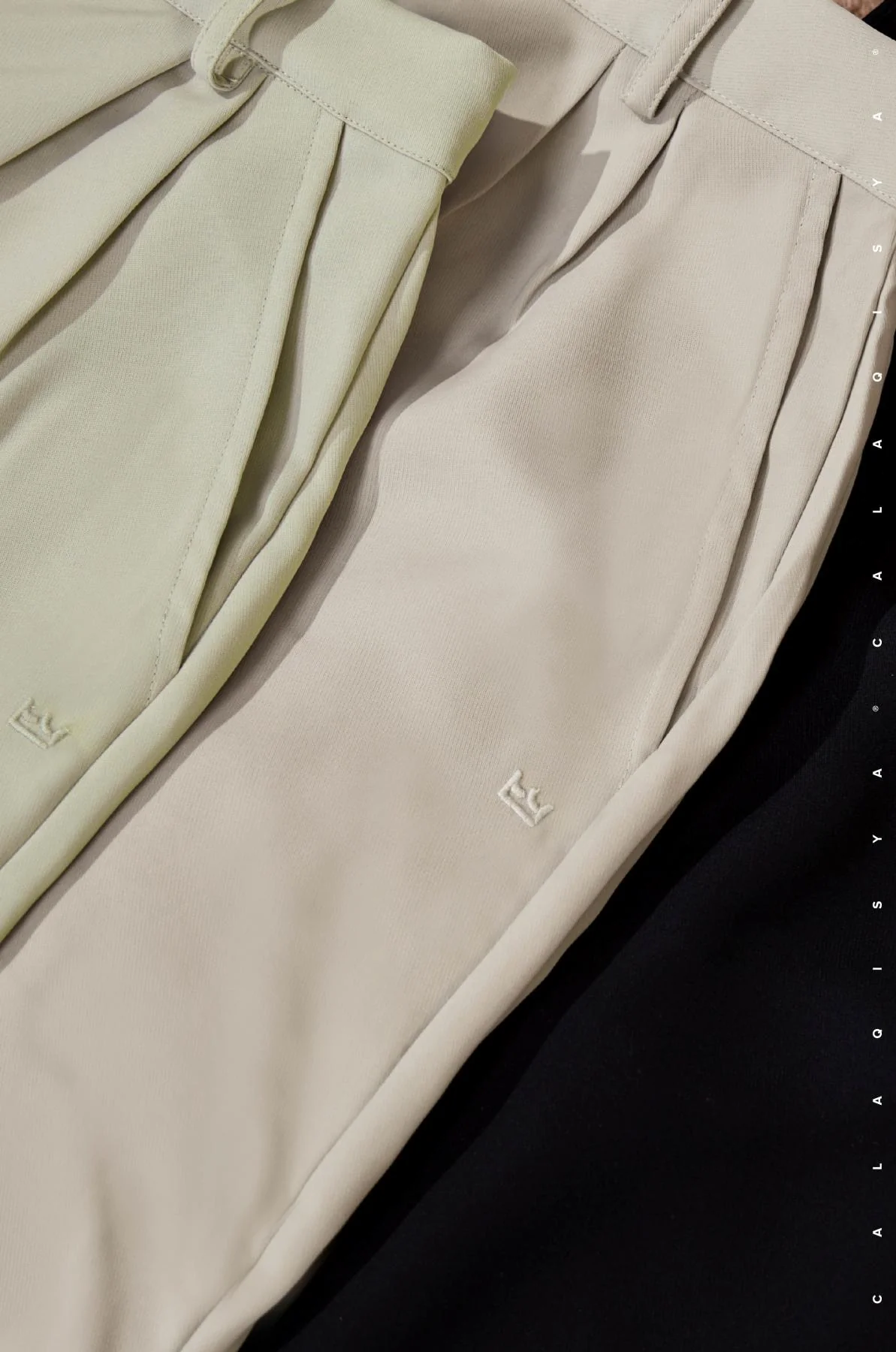 ELLIS STRAIGHT PANTS IN GREEN HAZE - Image 3