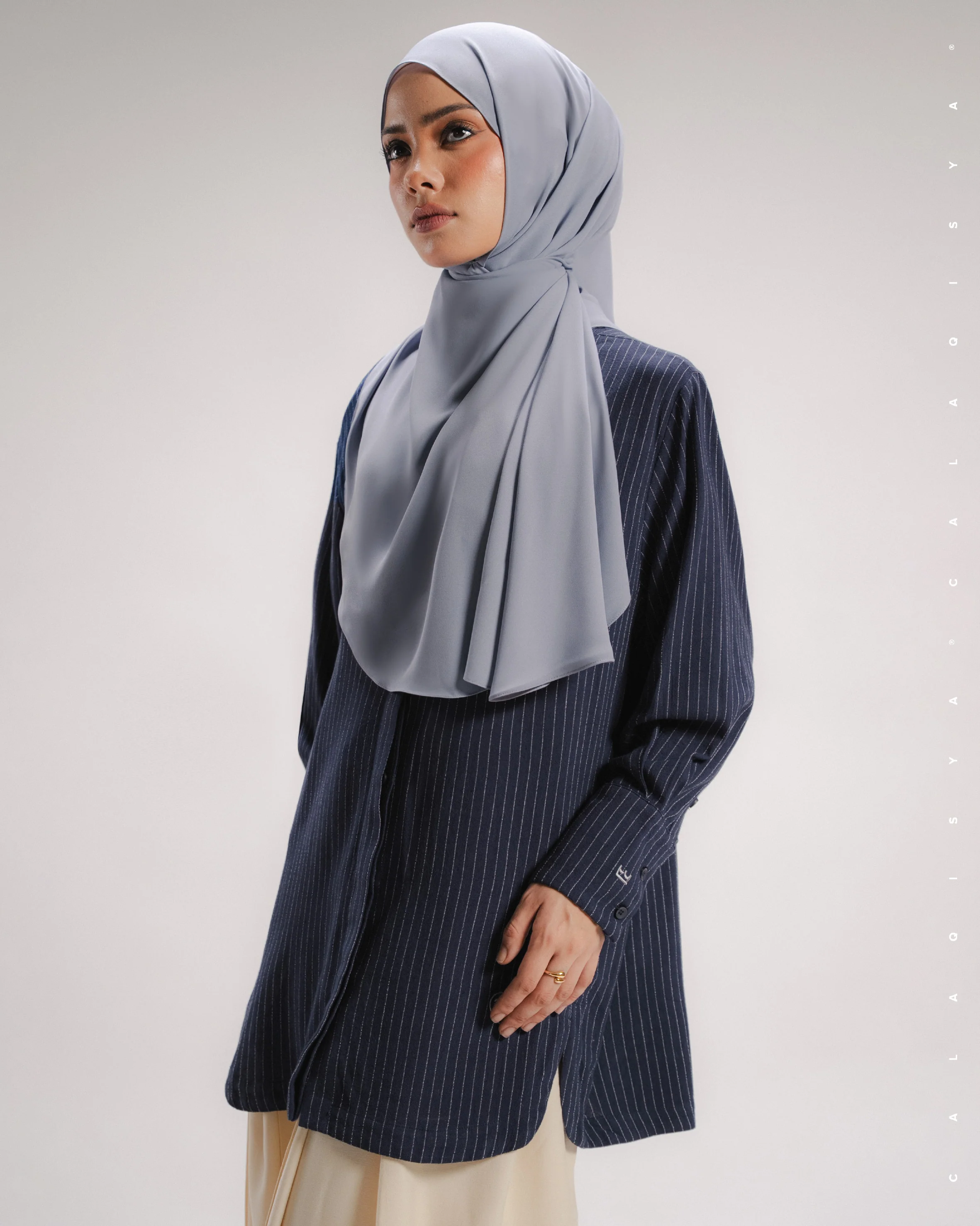 EVERYDAY STRIPE SHIRT IN BARITONE BLUE - Image 3
