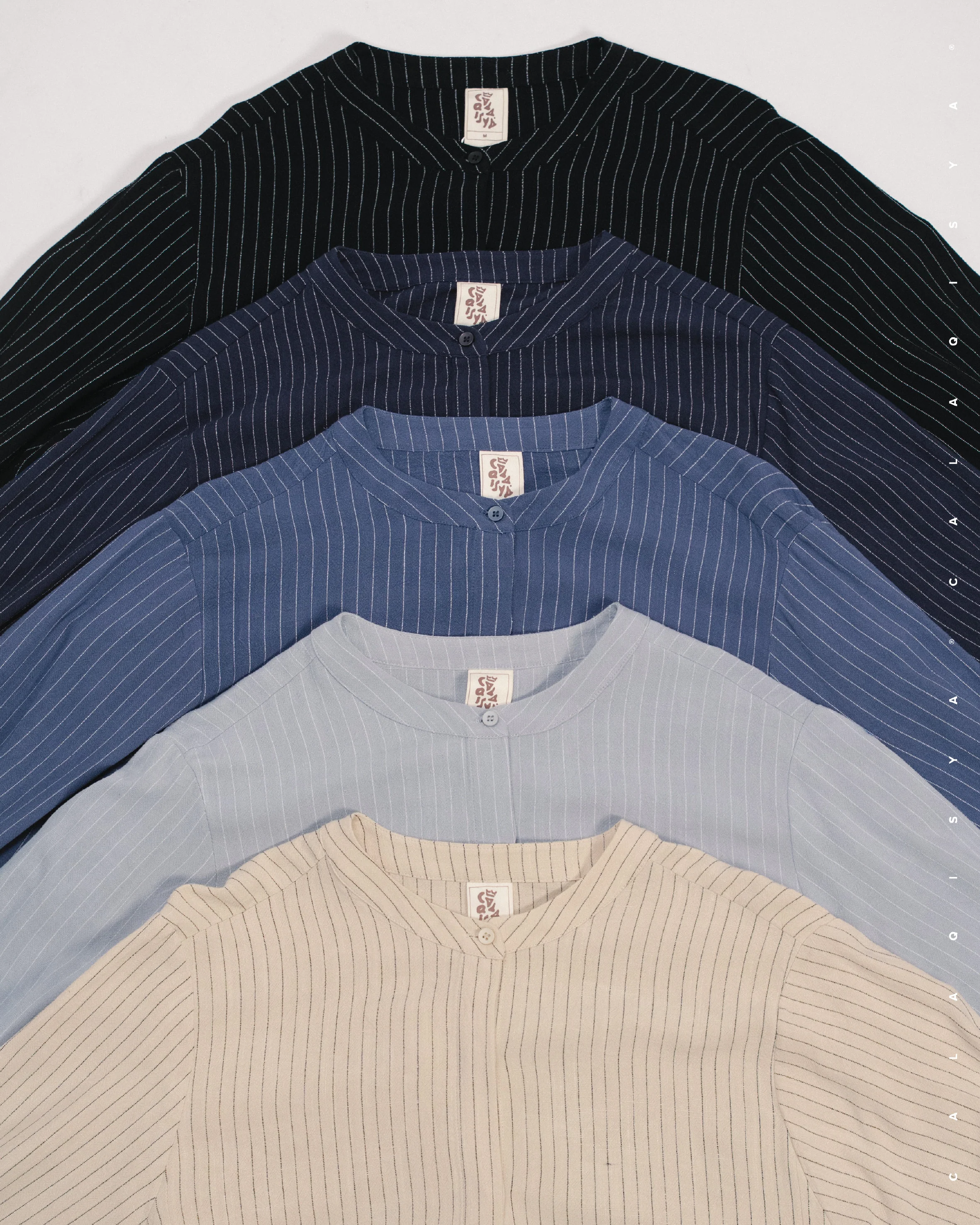 EVERYDAY STRIPE SHIRT IN DAWN - Image 5