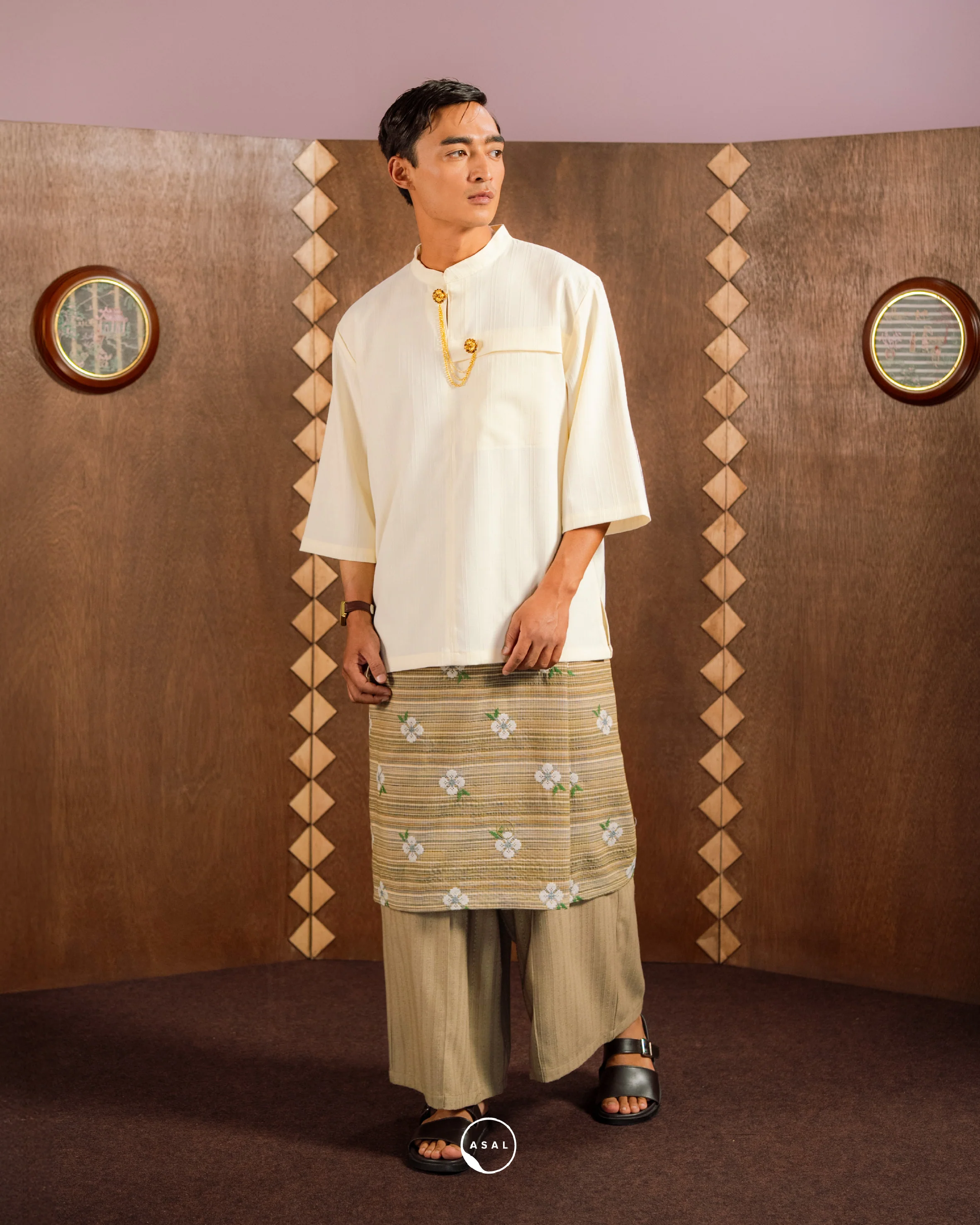 GILANG CROSS STITCH (SAMPING) IN BUTTERNUT - Image 2