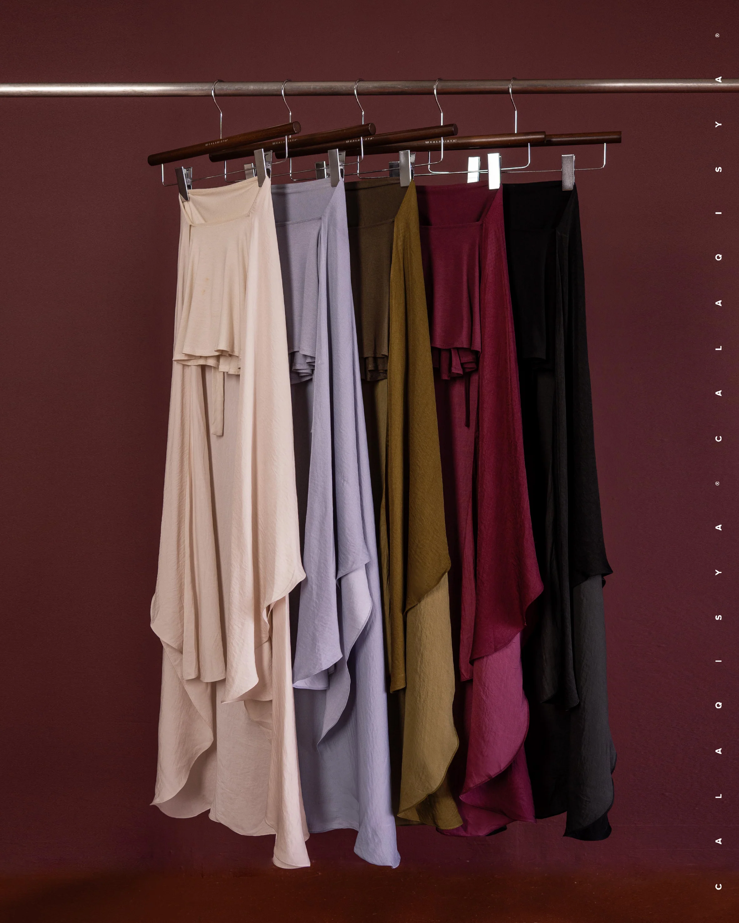 HAJJA TIE BACK FULL UNDERSCARF (XL) IN SEPIA - Image 3
