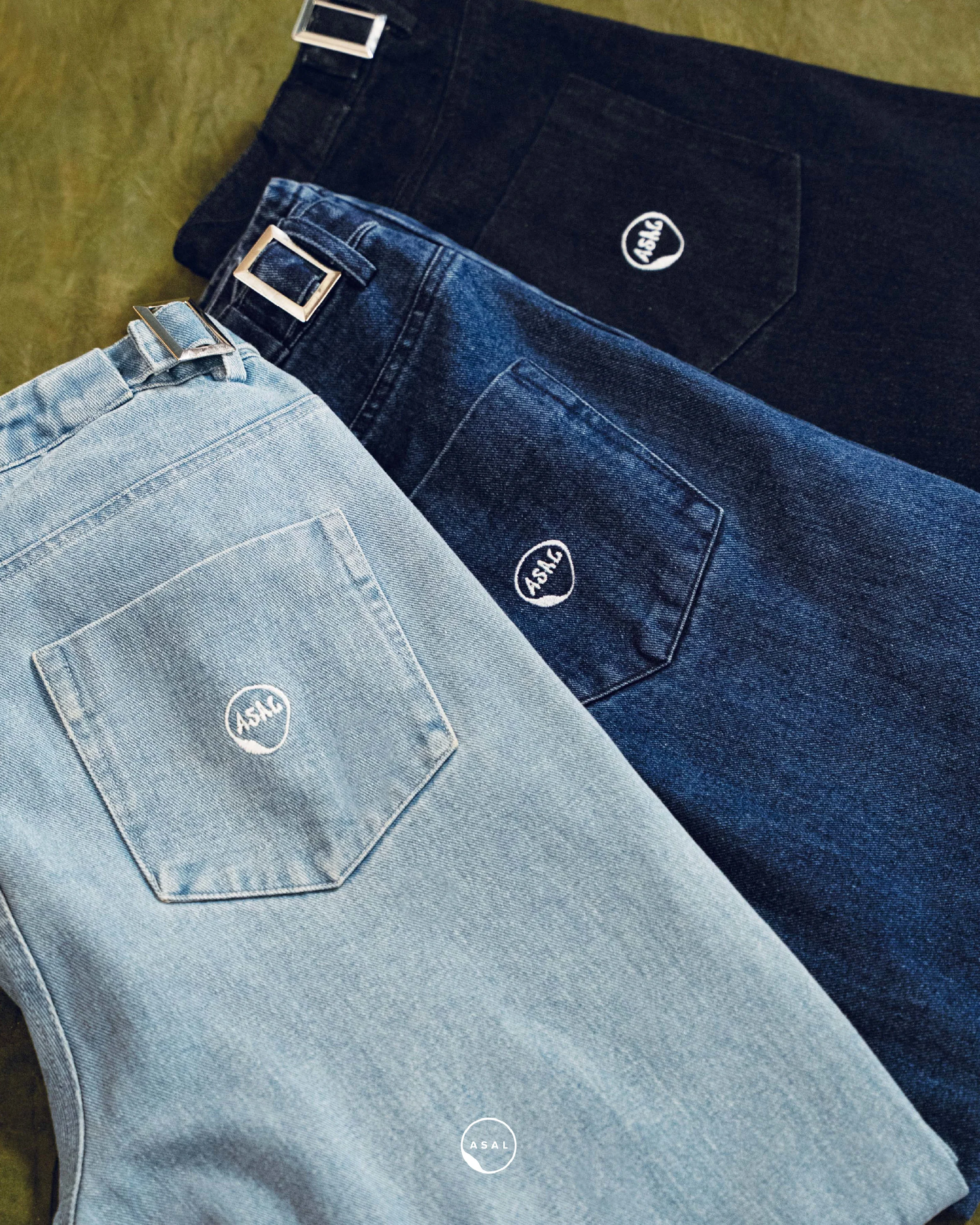 HARVEST JEANS IN MEDIUM BLUE DENIM - Image 3