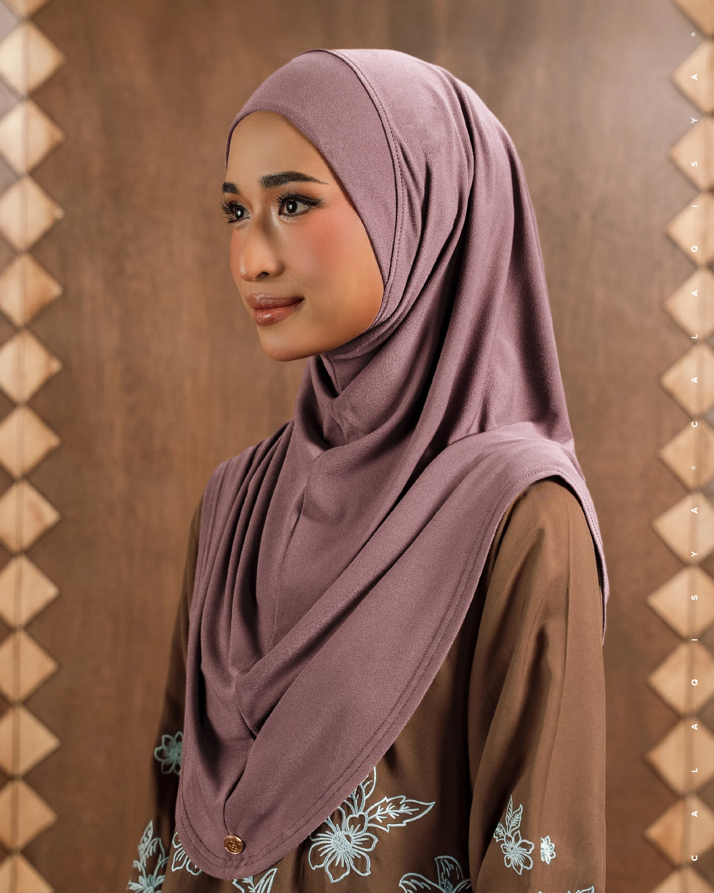 IRONLESS SAFA INSTANT IN PALE MAUVE (ODOURLESS)