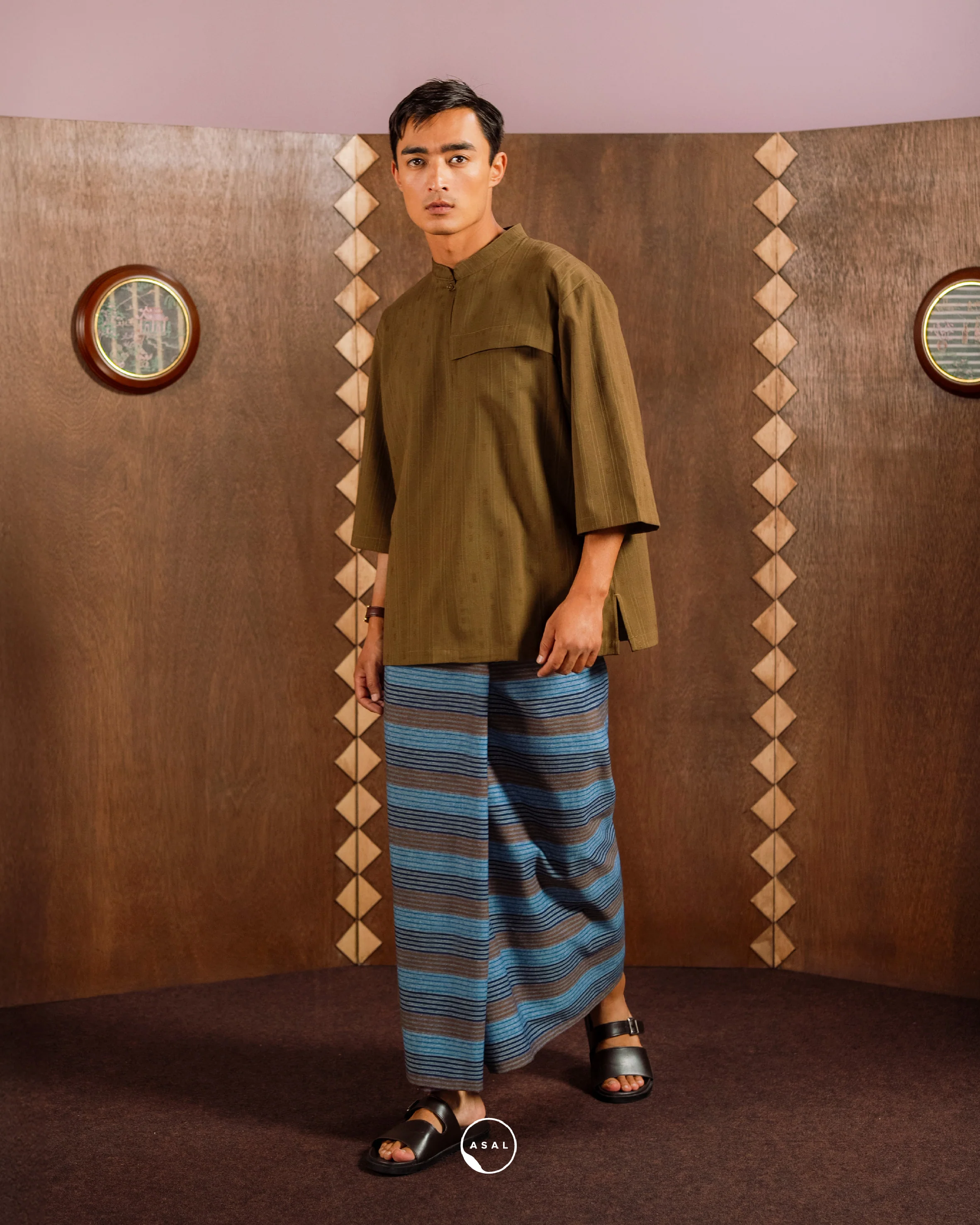 JAYA STRIPE (KAIN PELIKAT) IN MARLIN - Image 2