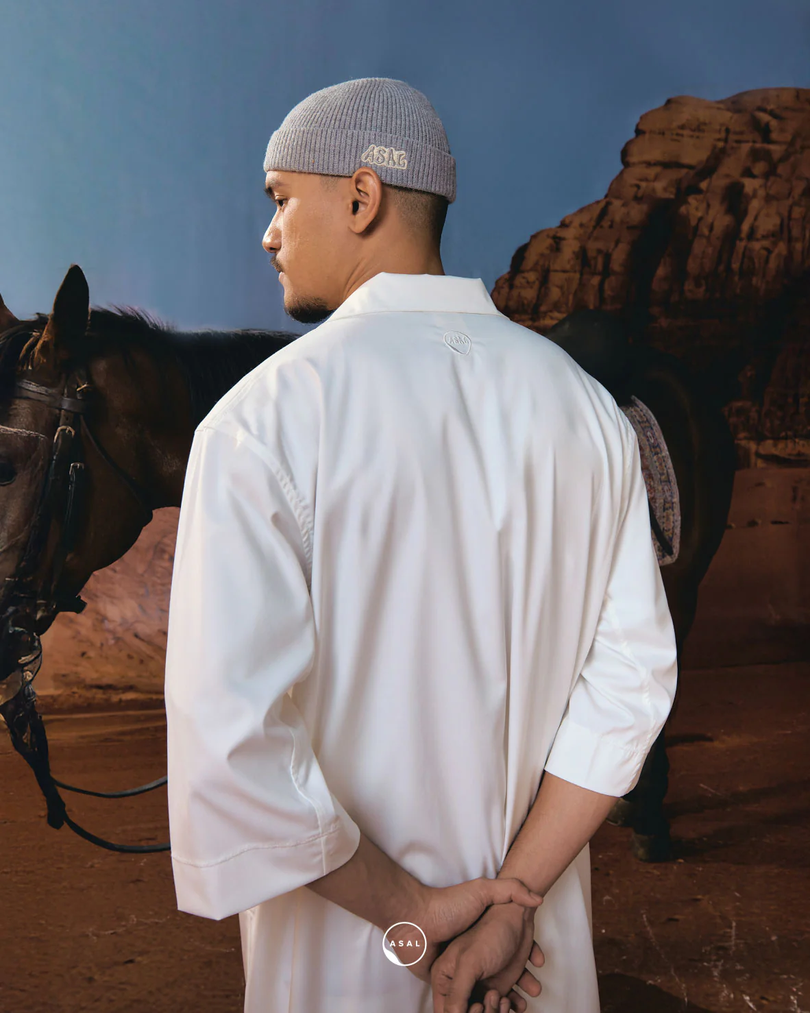 JUBAH FAHD IN OFF WHITE - Image 3