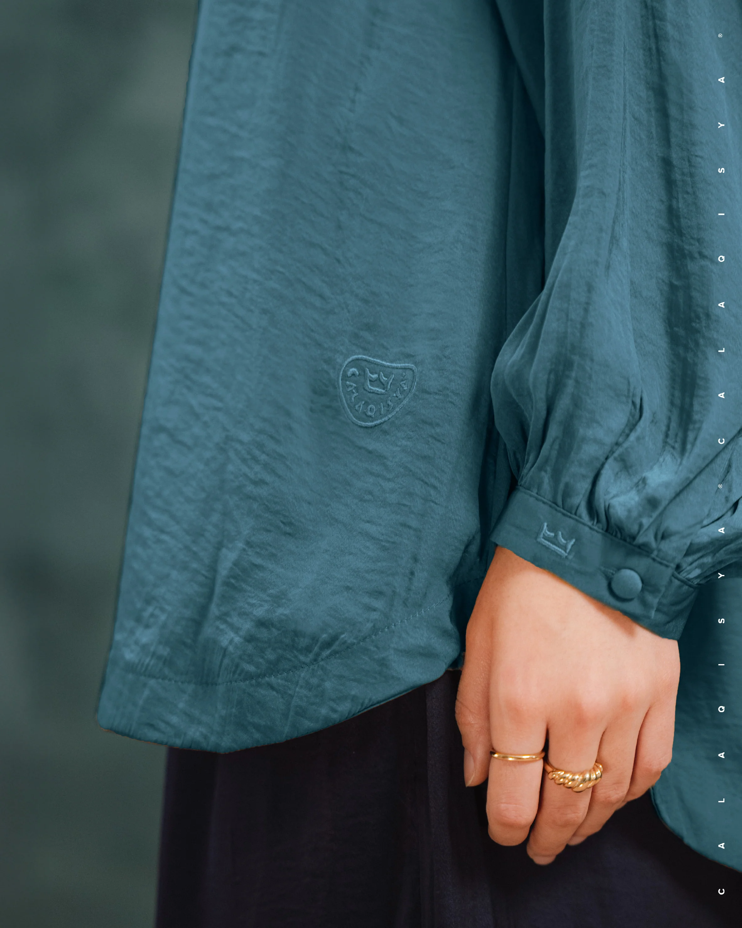 LAUREL BALLOON SLEEVE TOP IN STARGAZER - Image 3