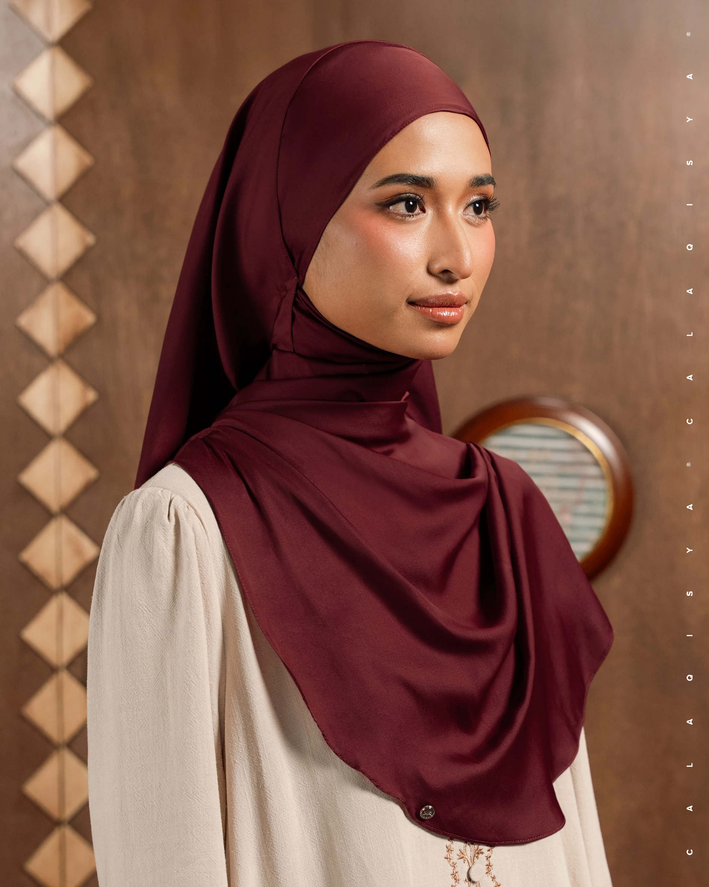 LAUREL SHAWL IN ROSEWOOD