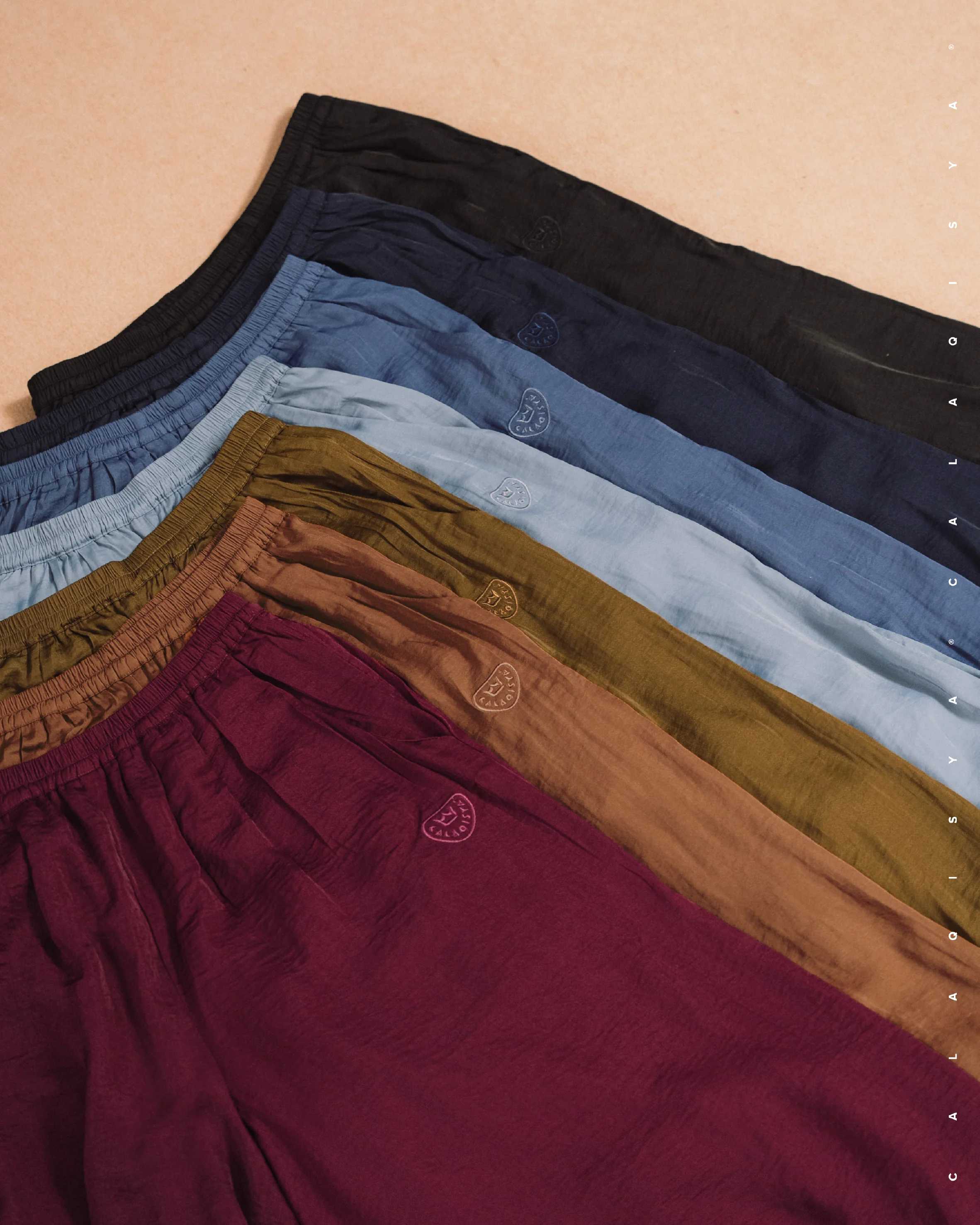 LAUREL WIDE PANTS IN NAVY BLUE - Image 5