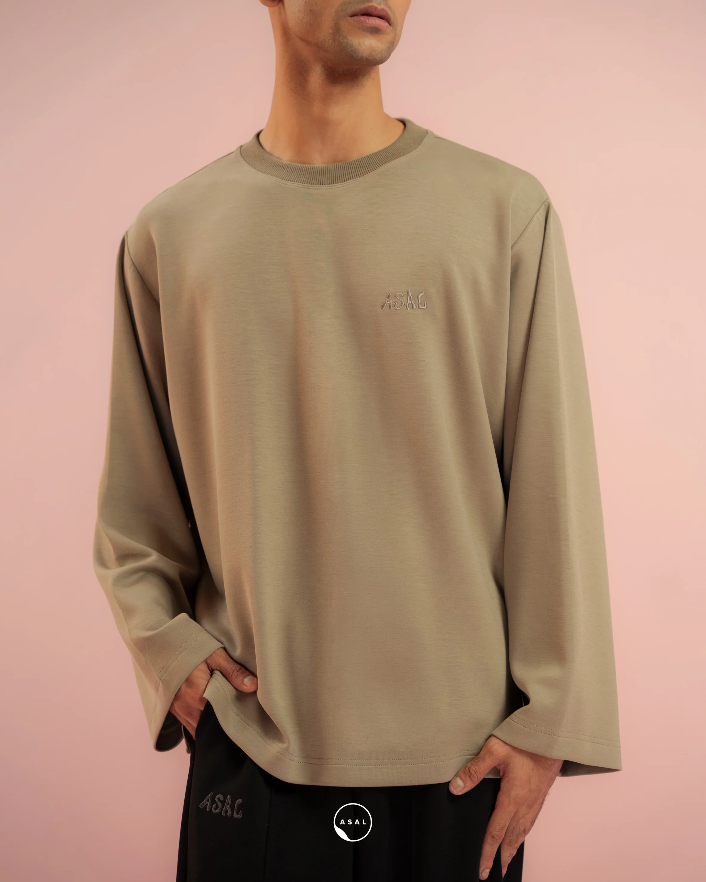 LEOS RUSH LONG SLEEVE IN TRAVERTINE - Image 3