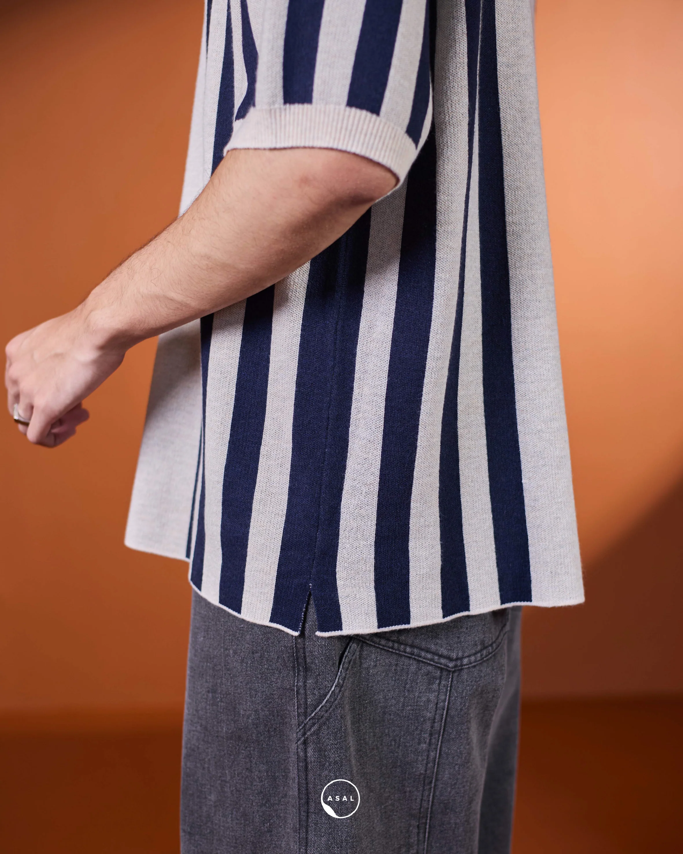 MAPLE POLO SHIRT IN EVENING BLUE - Image 2