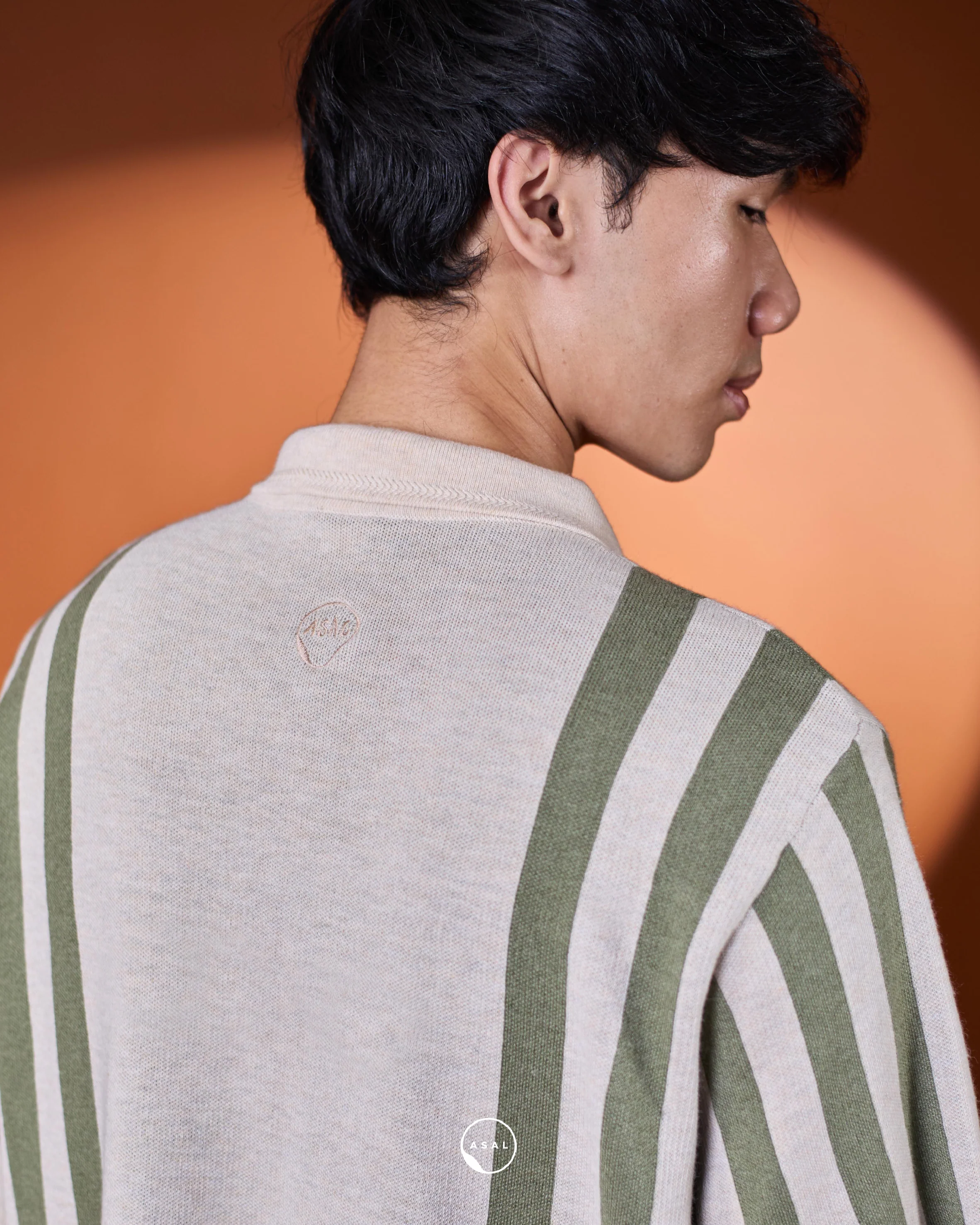 MAPLE POLO SHIRT IN OIL GREEN - Image 3