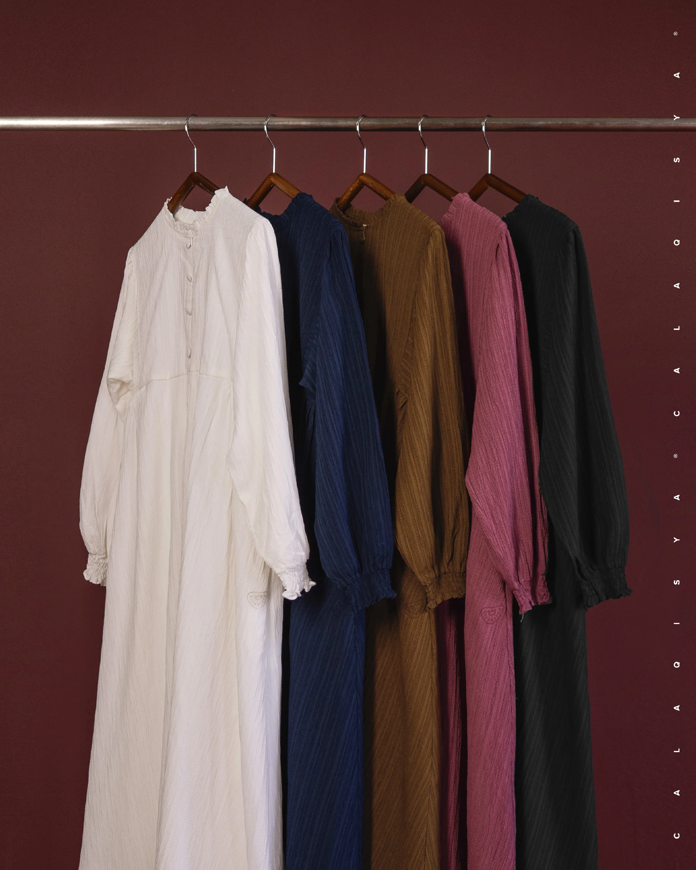 MARWAA DRESS IN ROAN ROUGE - Image 3