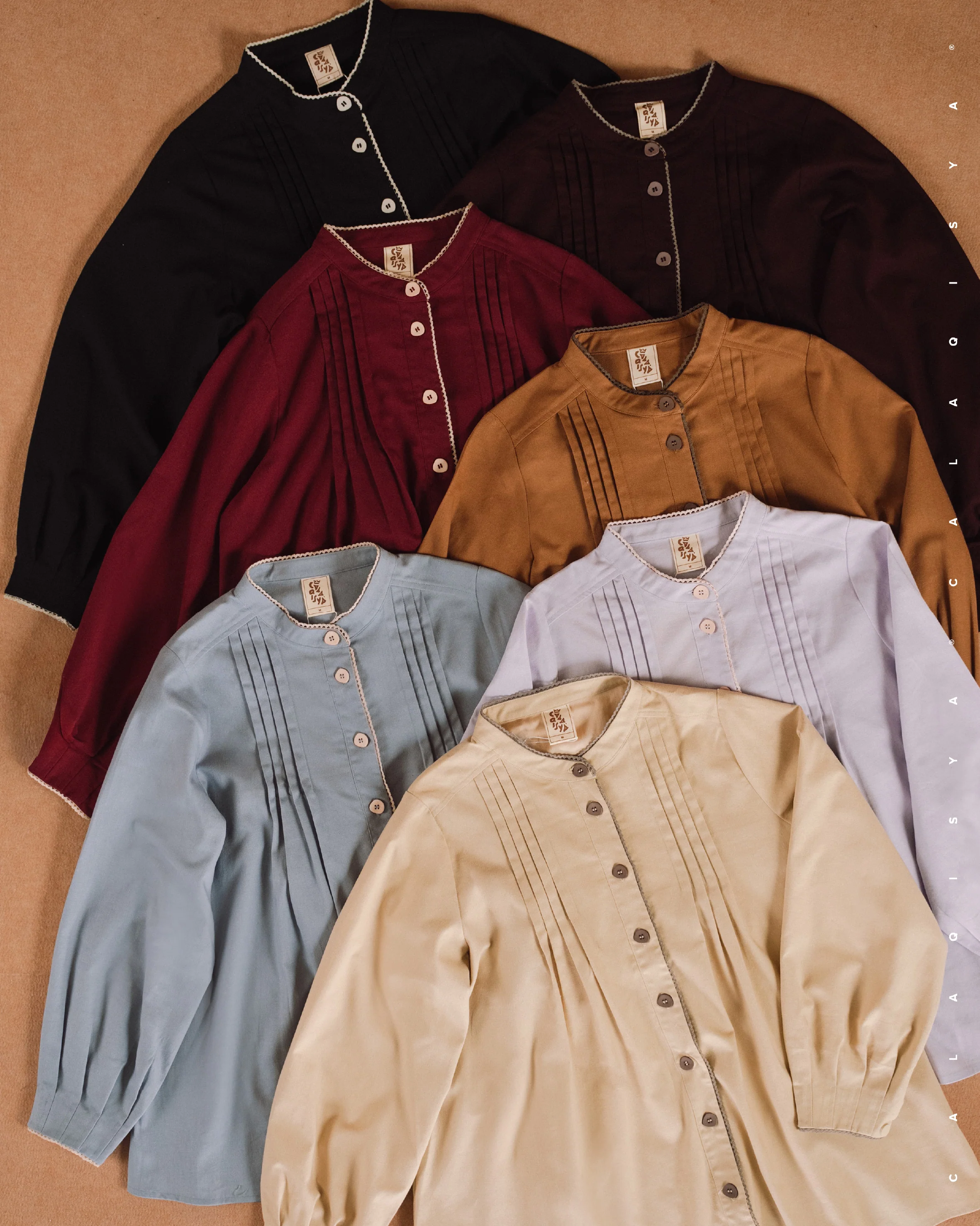 MORA PINTUCK TOP IN DAWN (FULLY LINED) - Image 4