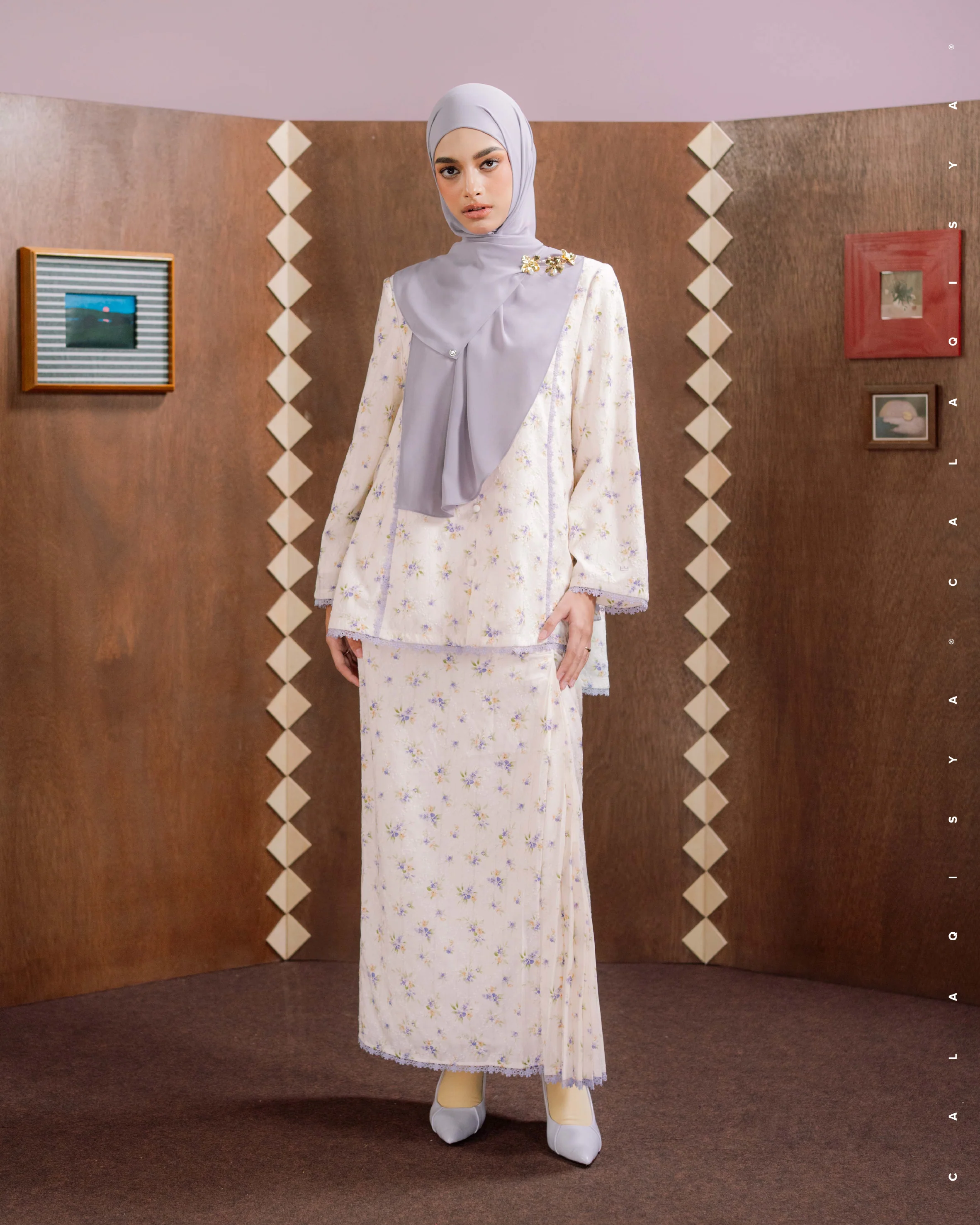 NEEM IN LAVENDER FOG (FULLY LINED)