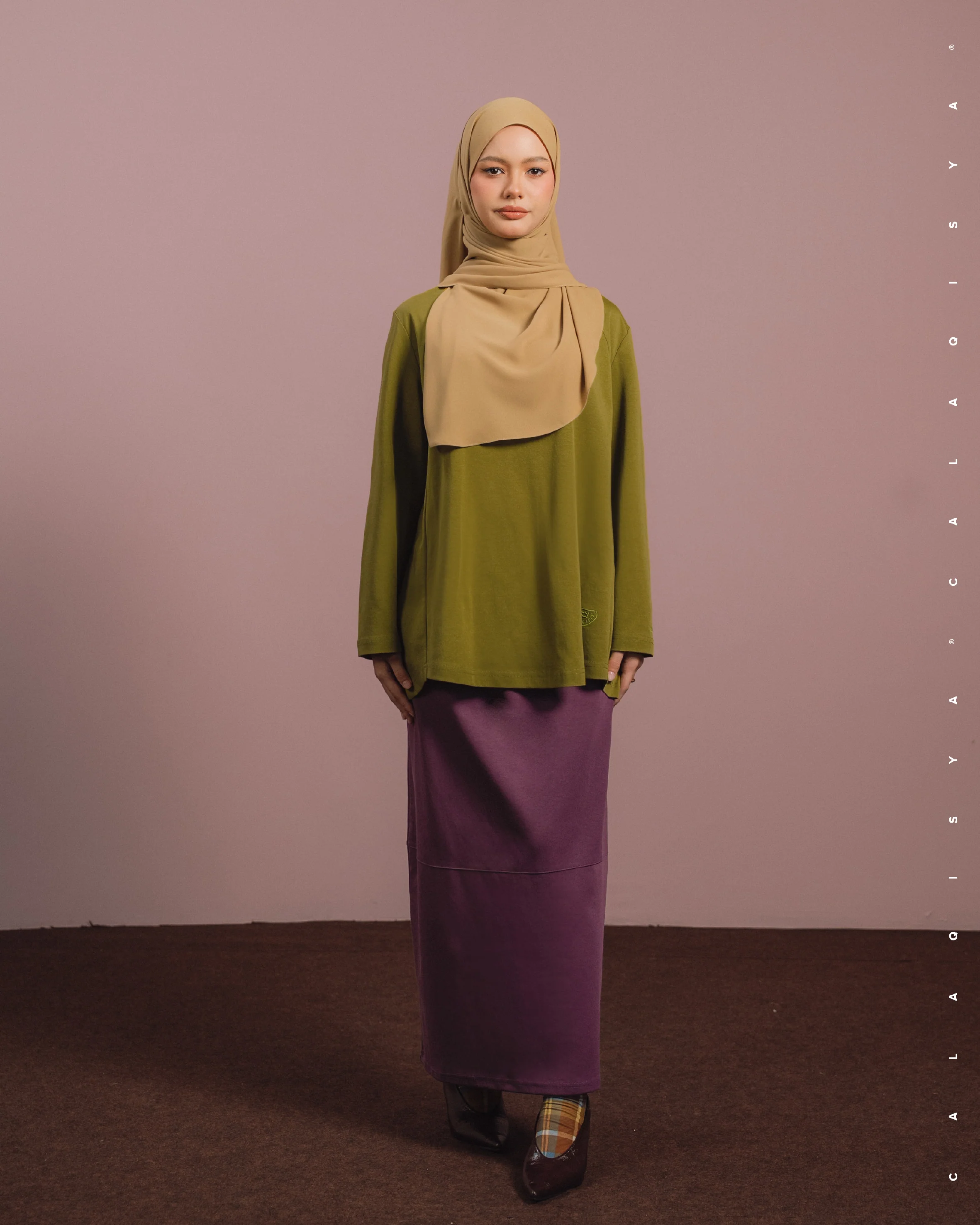 NIMBLE SKIRT IN DEEP PURPLE - Image 3