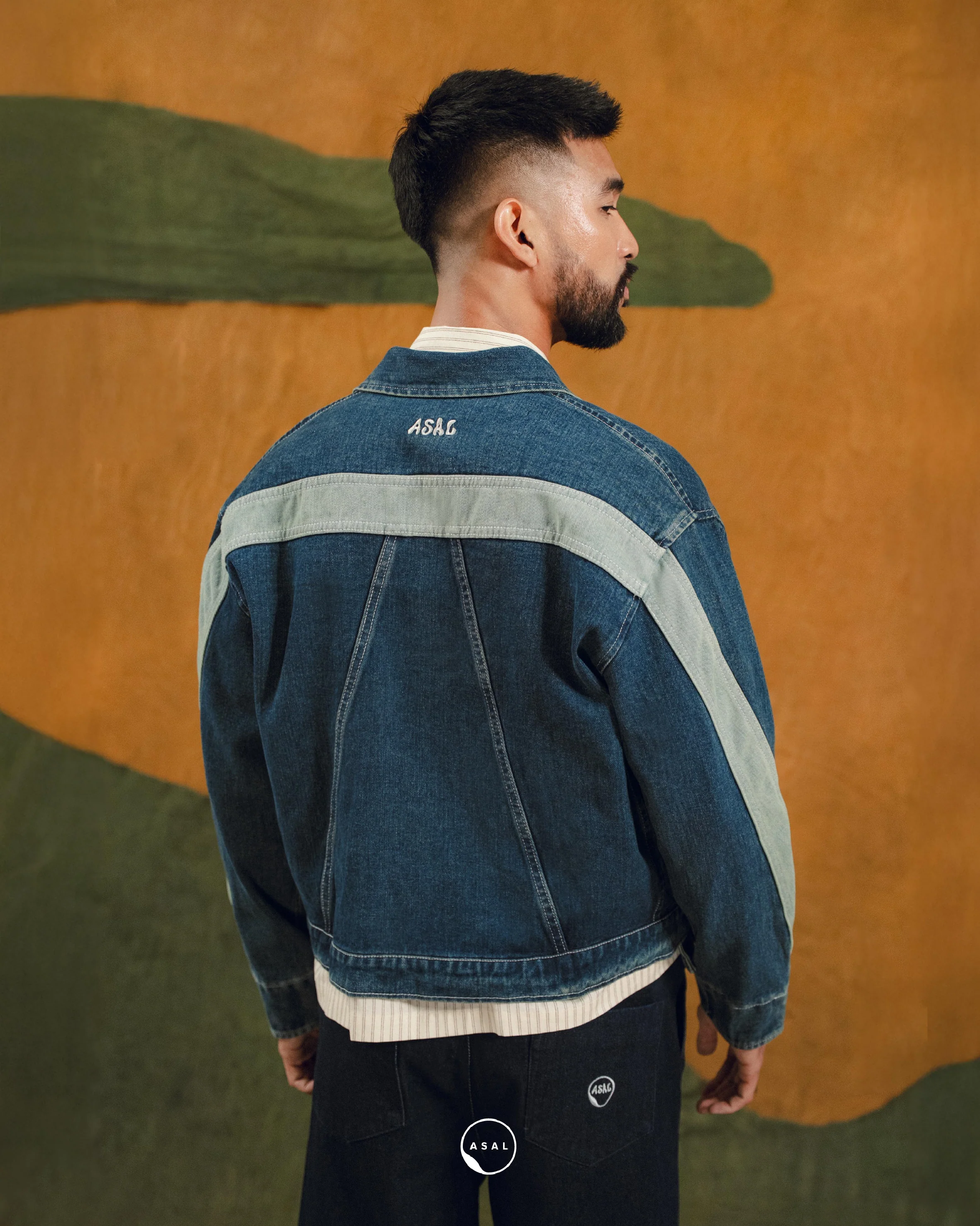 ORION JEANS JACKET IN BLUE DENIM