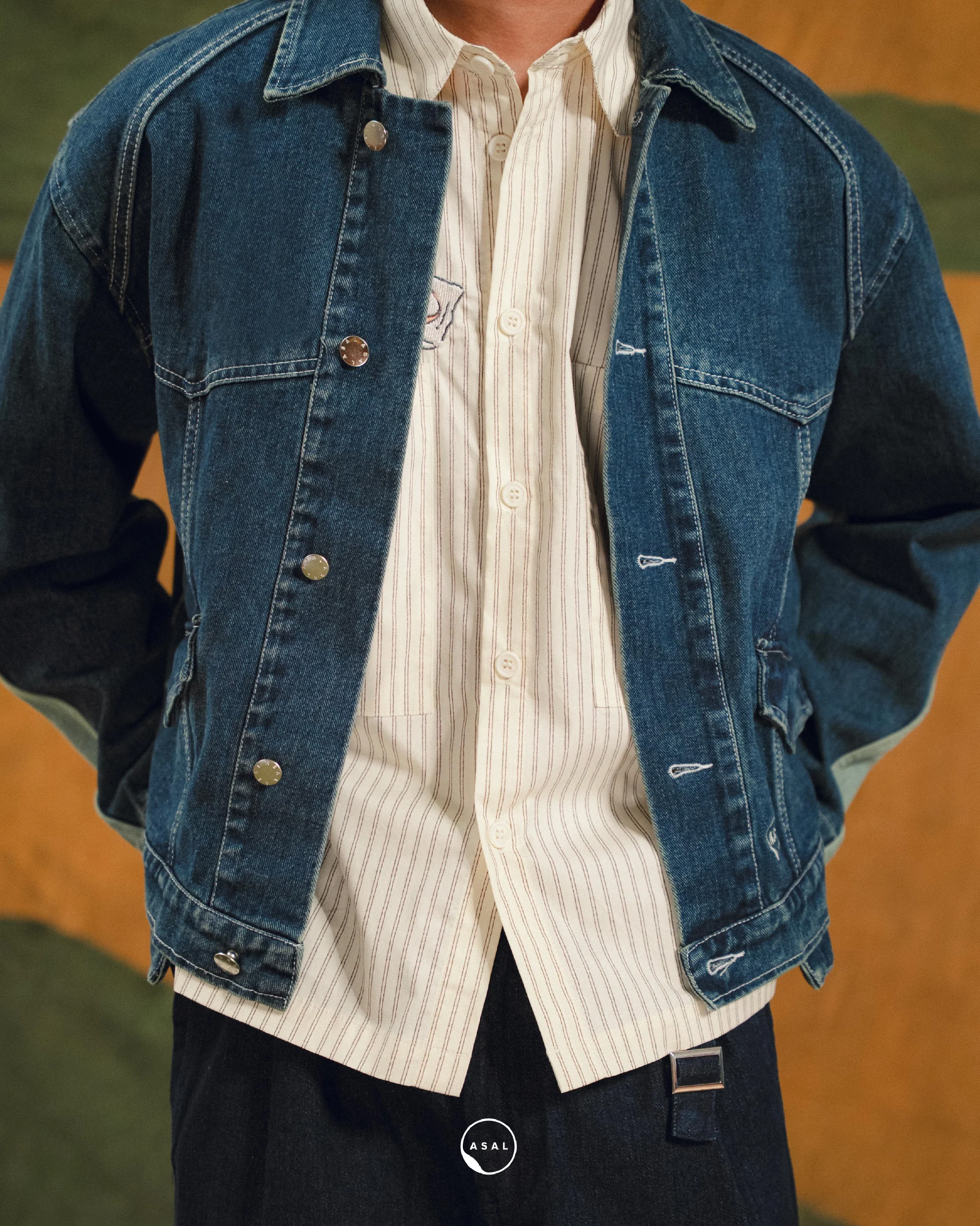 ORION JEANS JACKET IN BLUE DENIM - Image 2