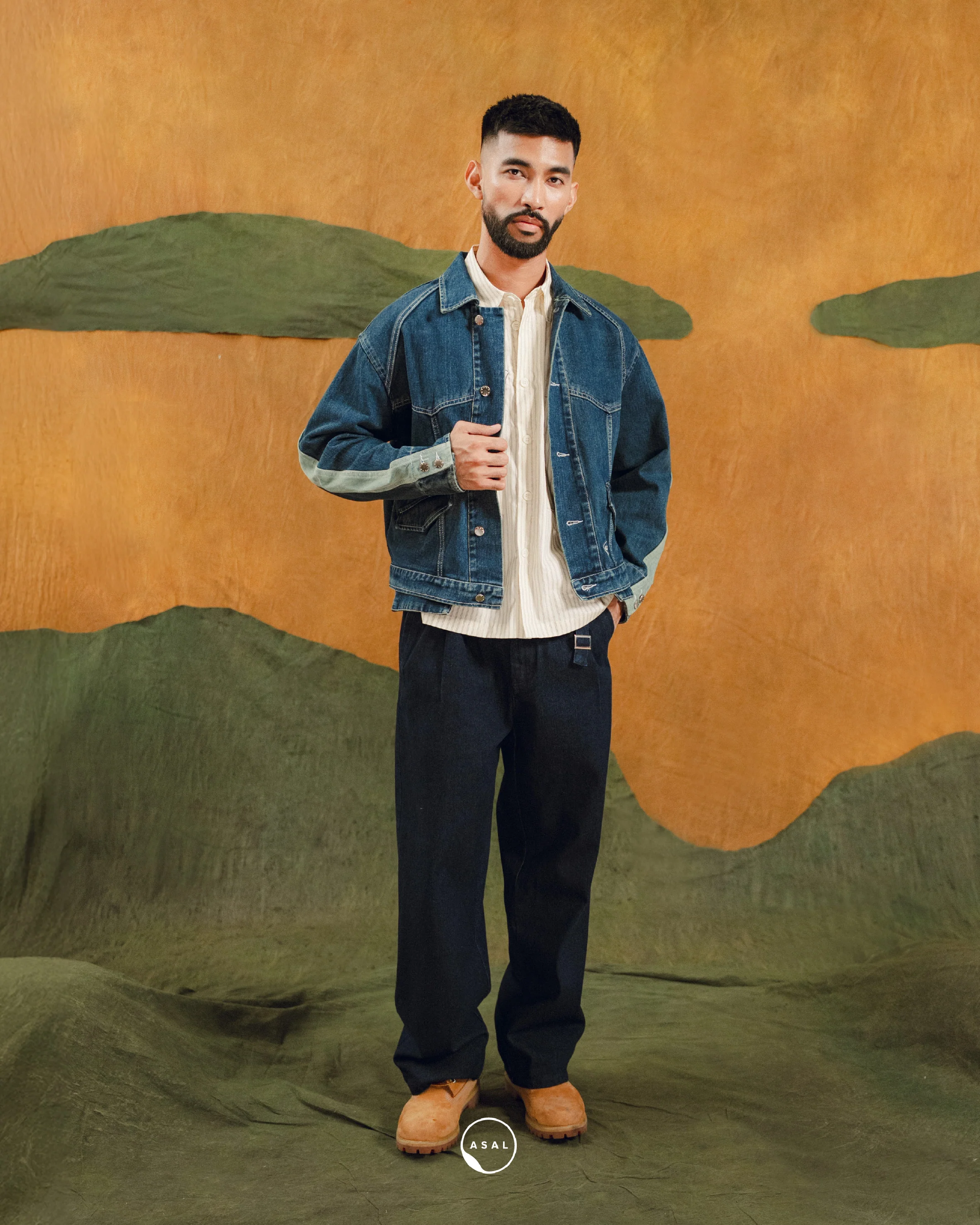 ORION JEANS JACKET IN BLUE DENIM - Image 3