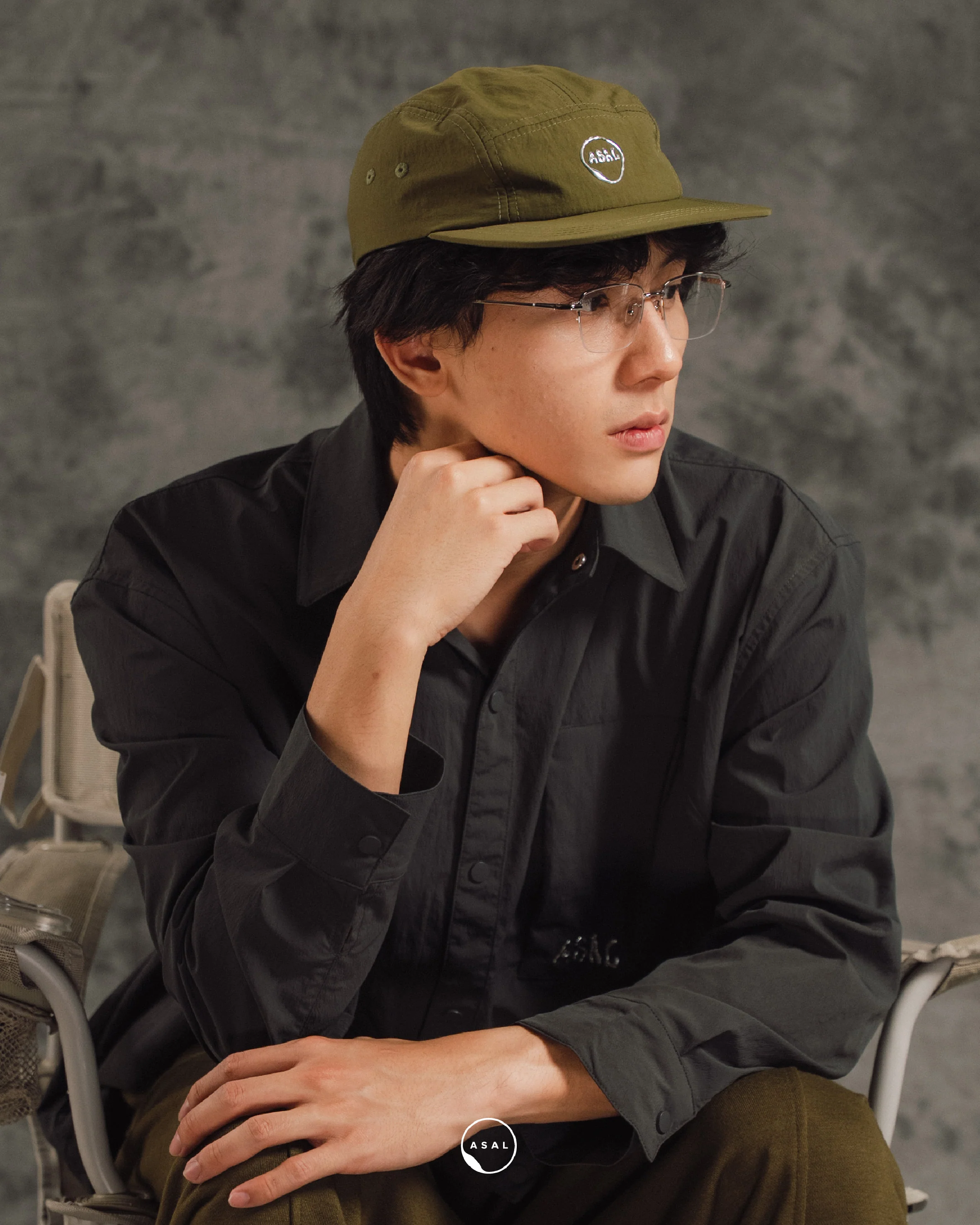 PEBBLE OUTDOOR CAP IN MILITARY OLIVE - Image 3