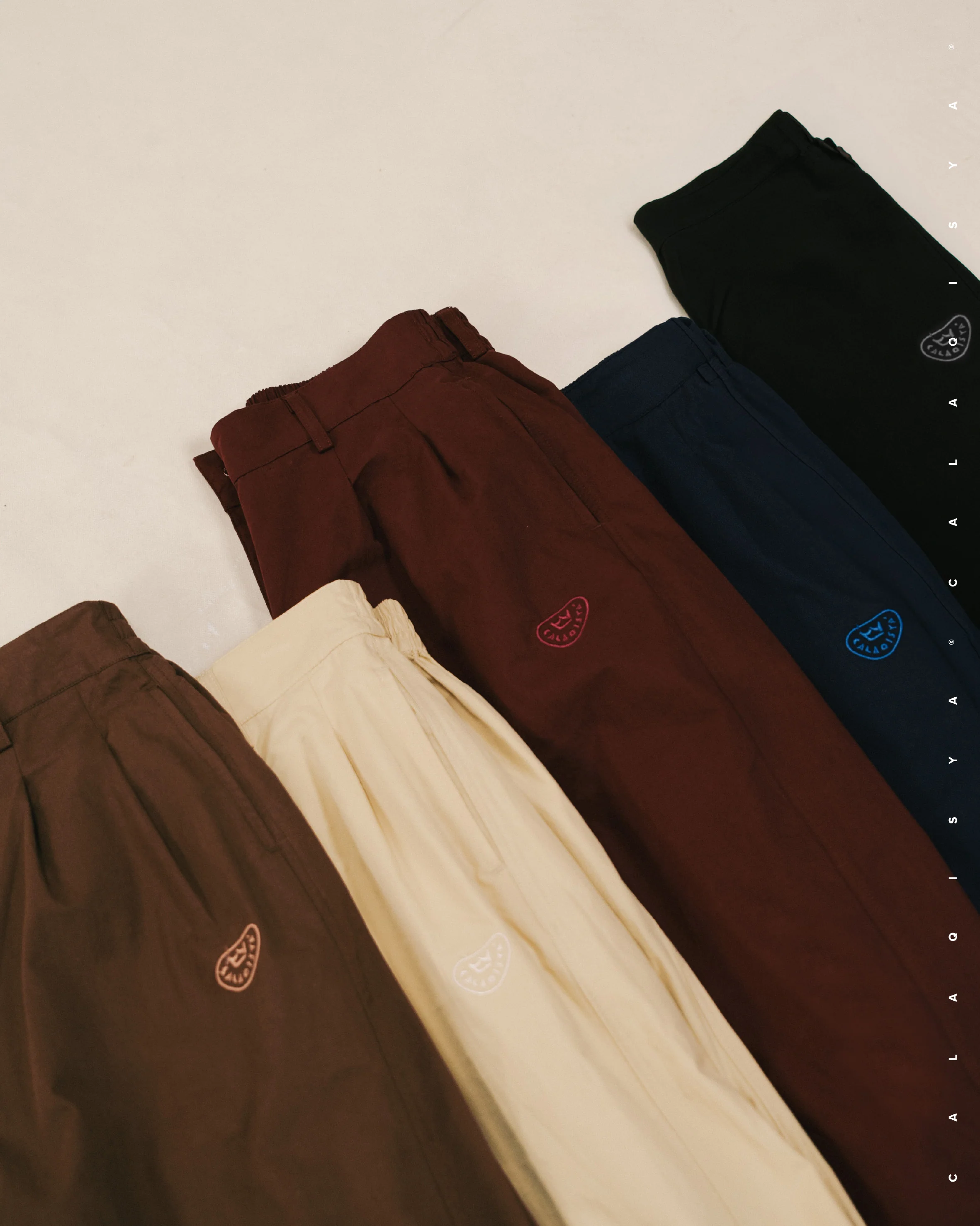 COCOON PANTS (100% COTTON) IN DEEP WELL - Image 4