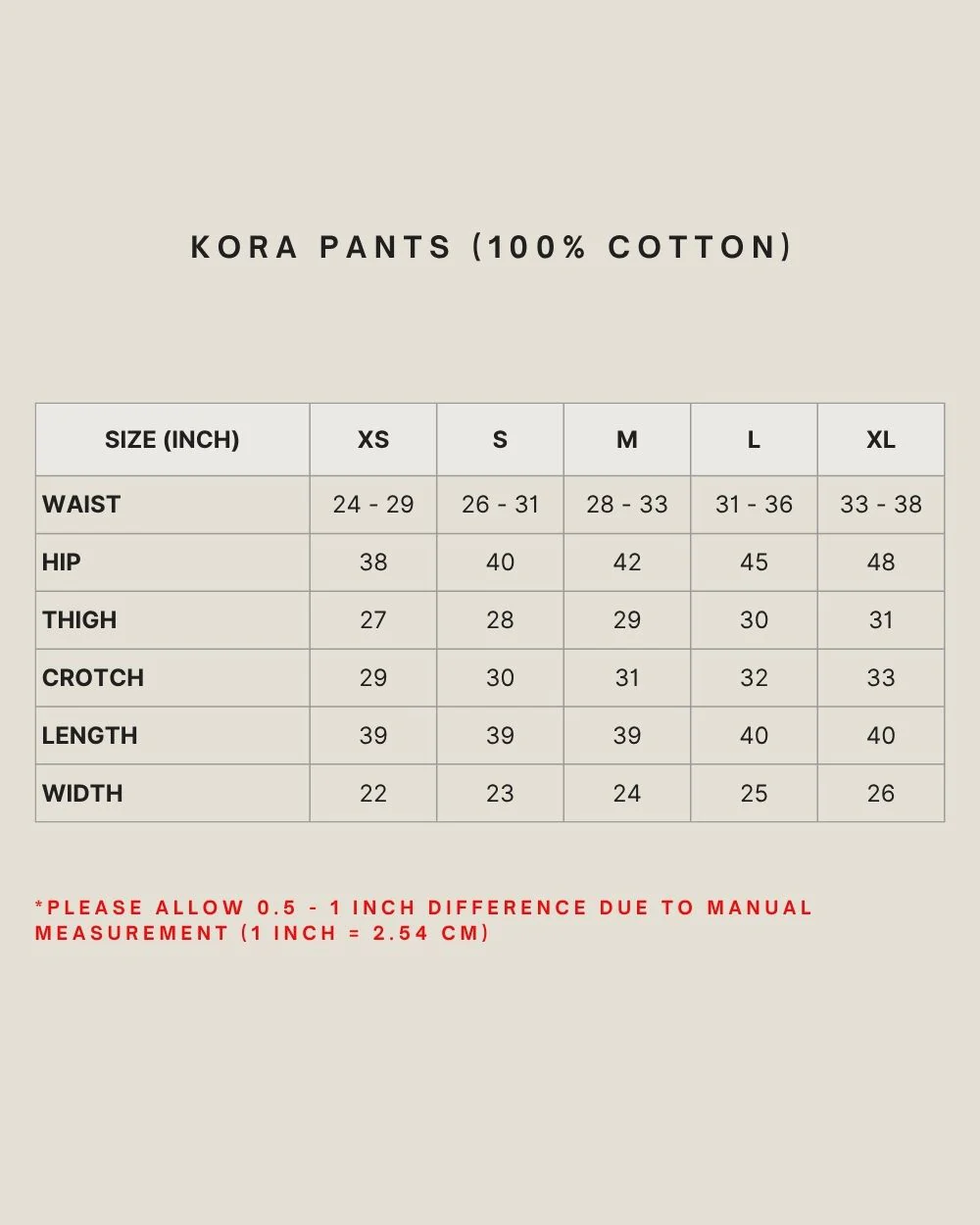 KORA PANTS (100% COTTON) IN BLACK - Image 5
