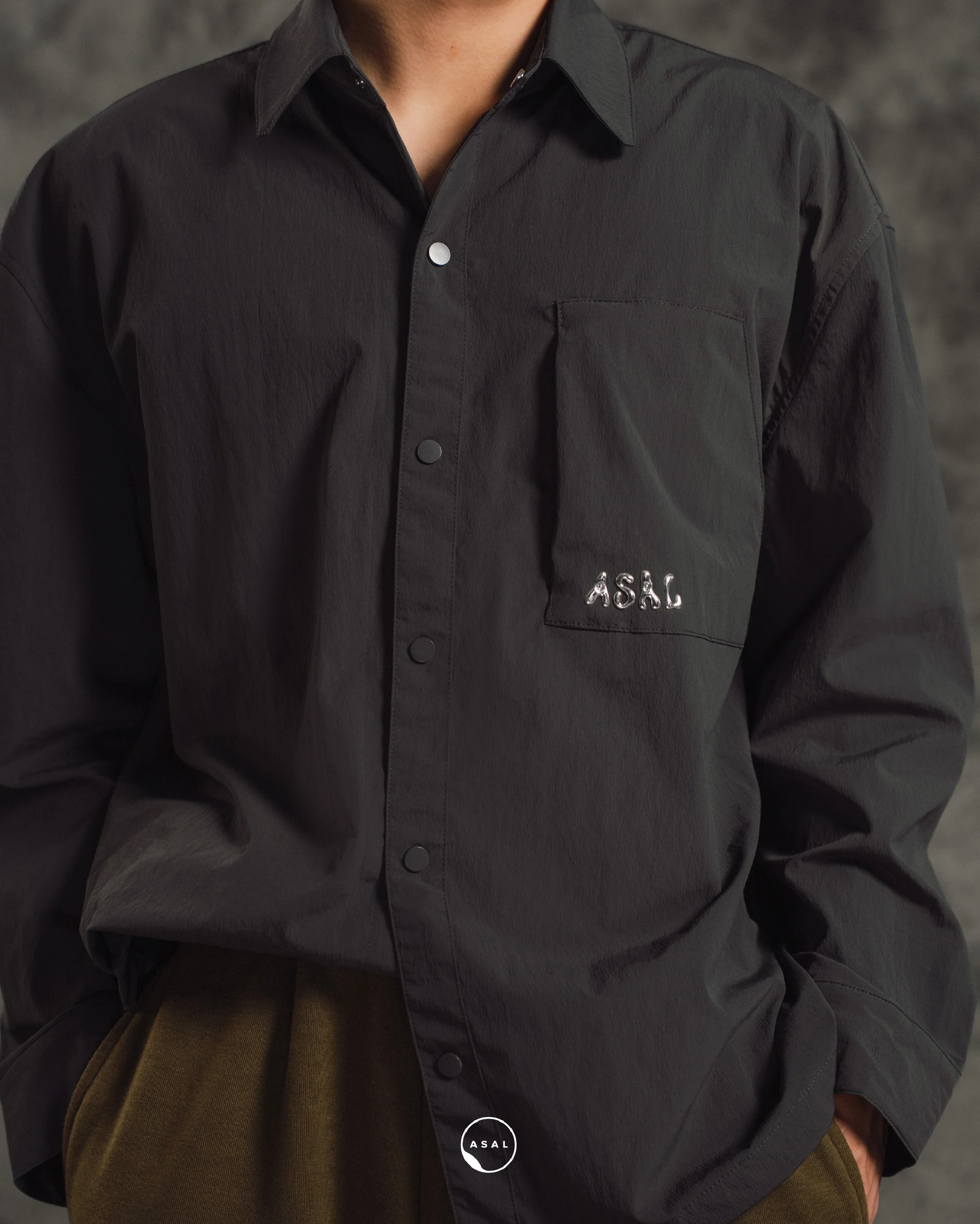 QUARTZ SHIRT IN CARBON COPY