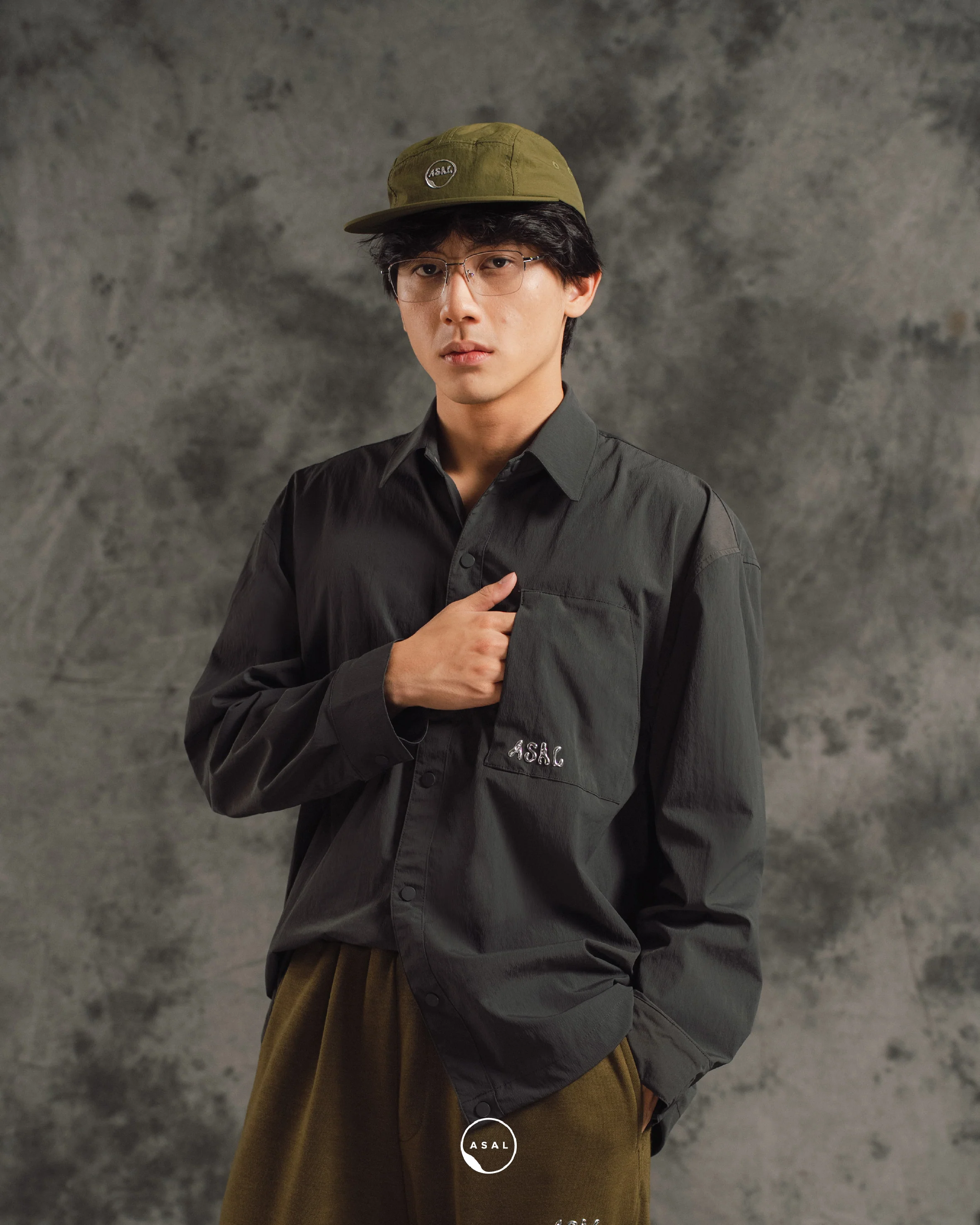 QUARTZ SHIRT IN CARBON COPY - Image 2