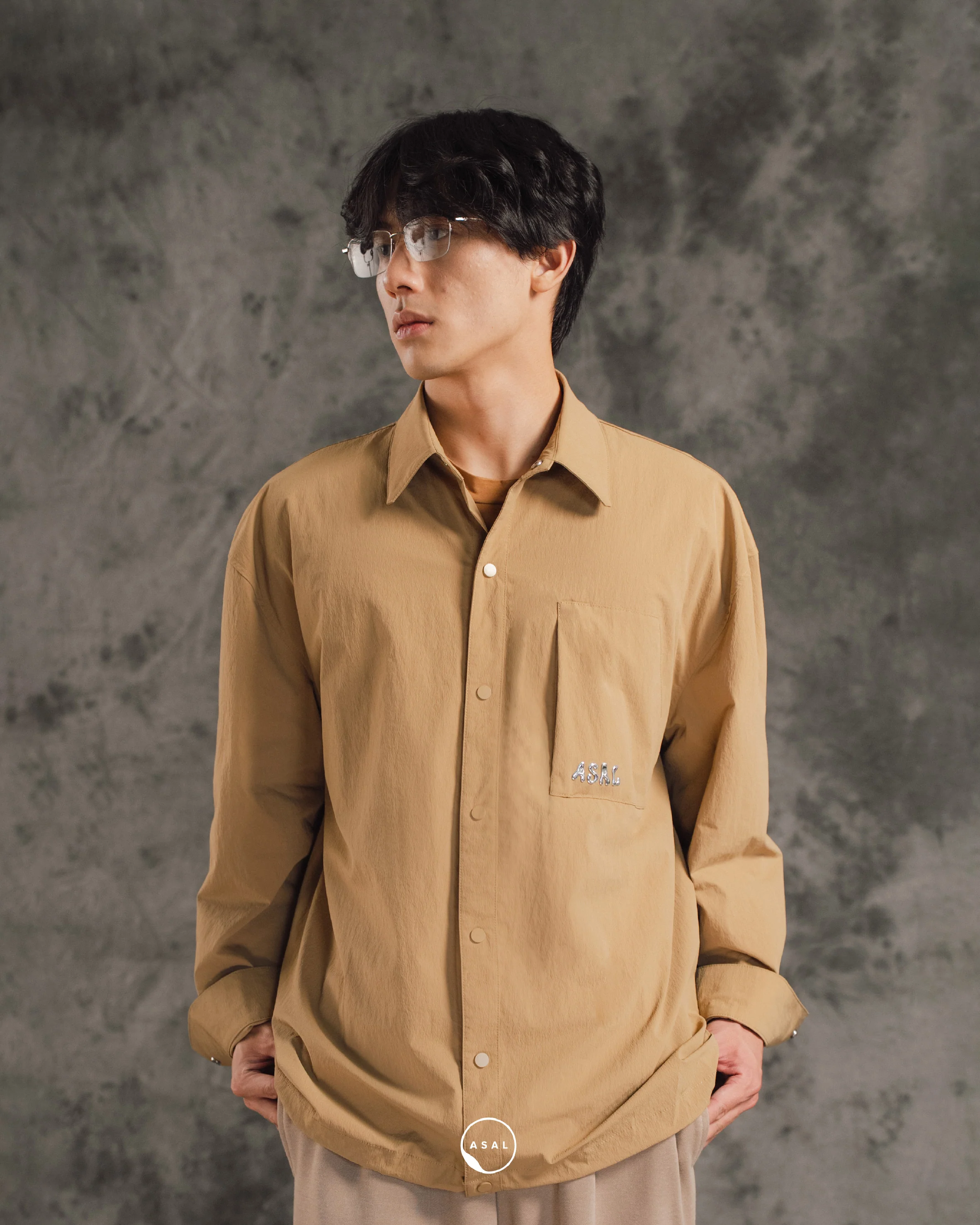 QUARTZ SHIRT IN TAFFY