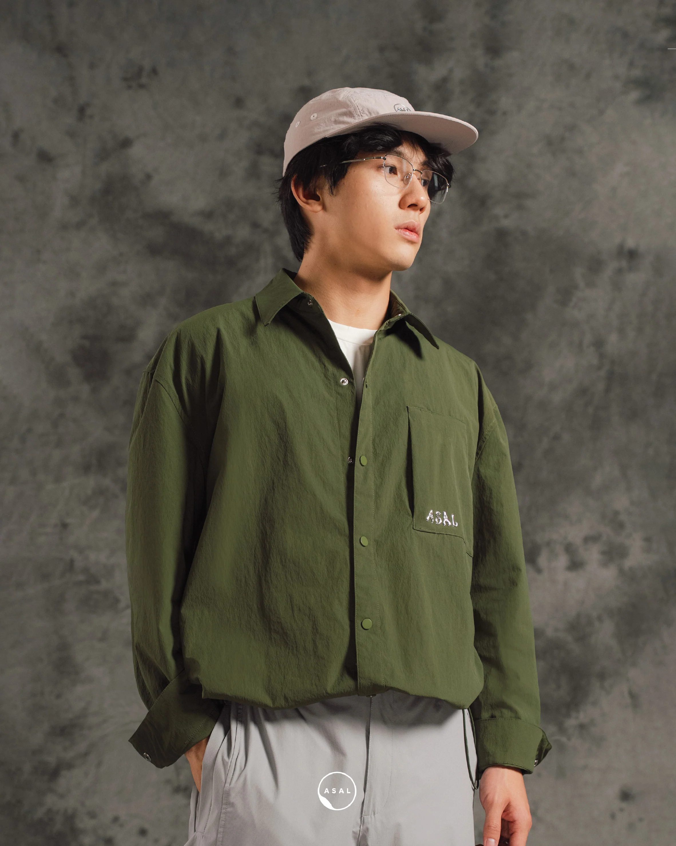 QUARTZ SHIRT IN WINTER MOSS