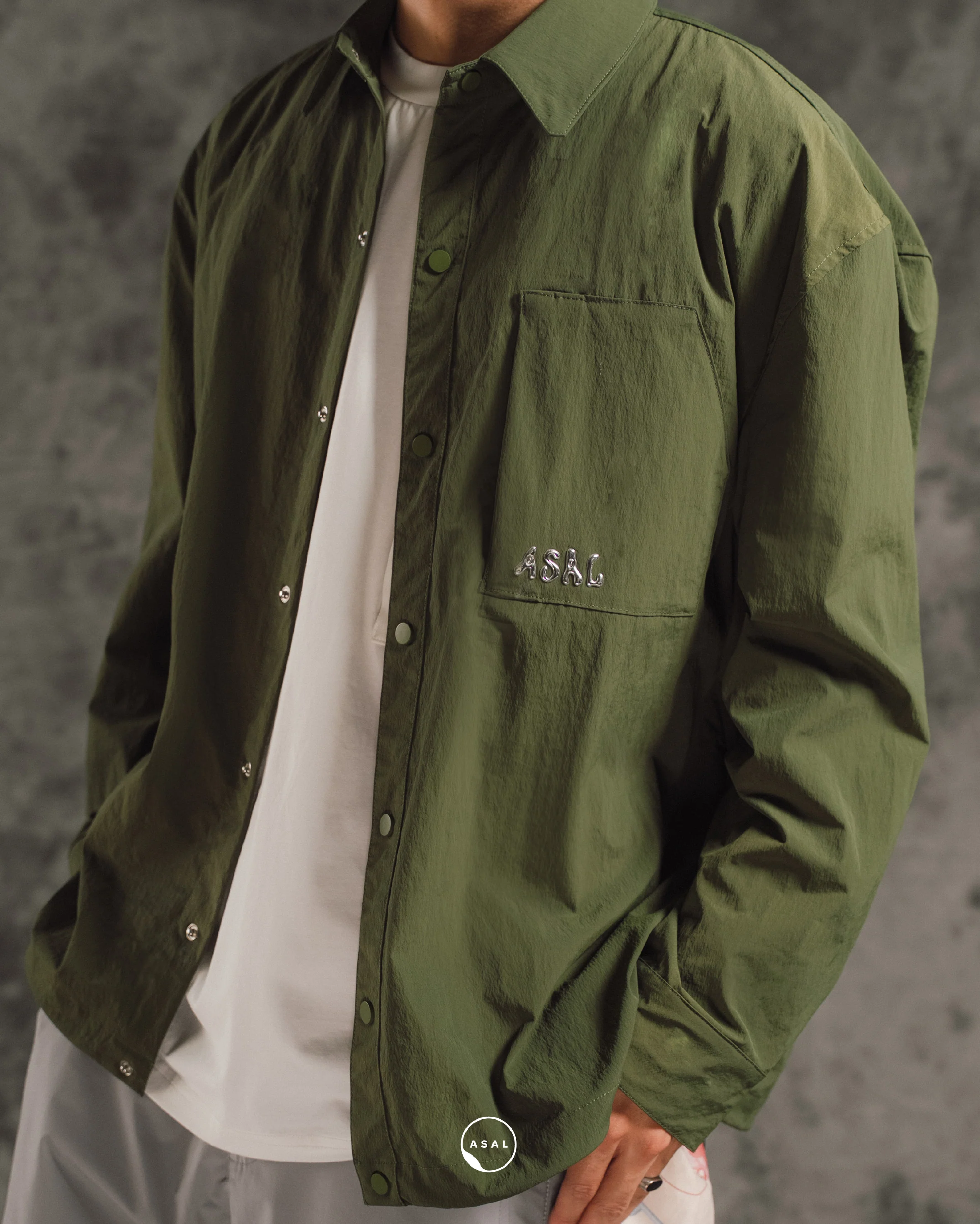 QUARTZ SHIRT IN WINTER MOSS - Image 3