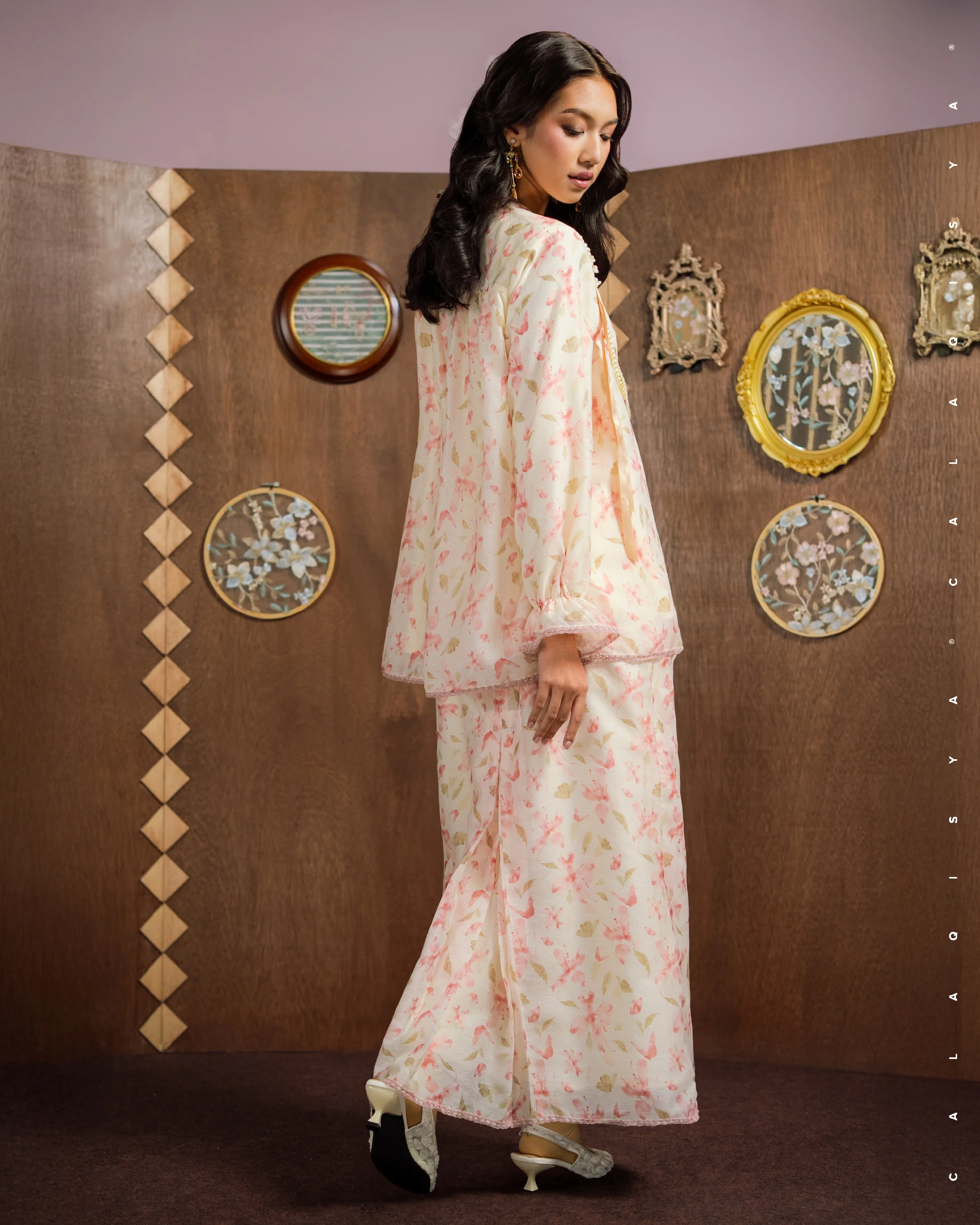 RAHAA IN BLUSHING ROSE (FULLY LINED) - Image 2