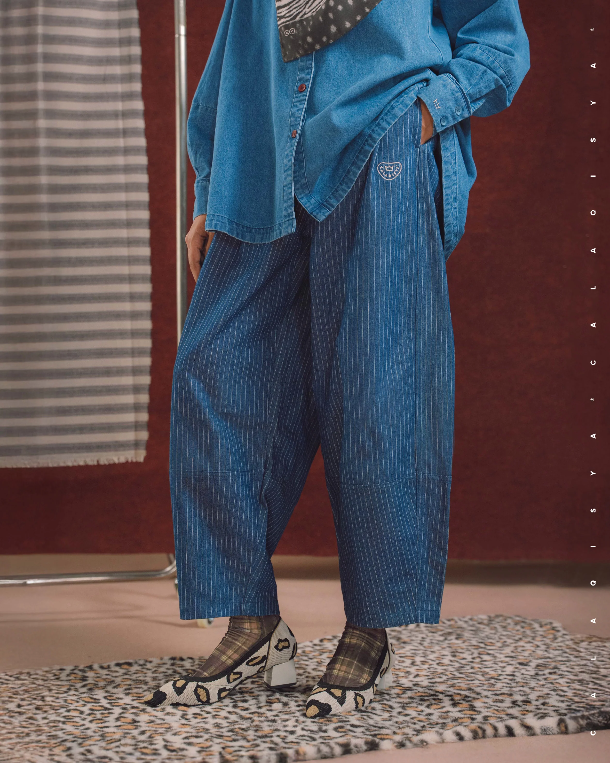 RANCH COCOON JEANS IN BLUE DENIM