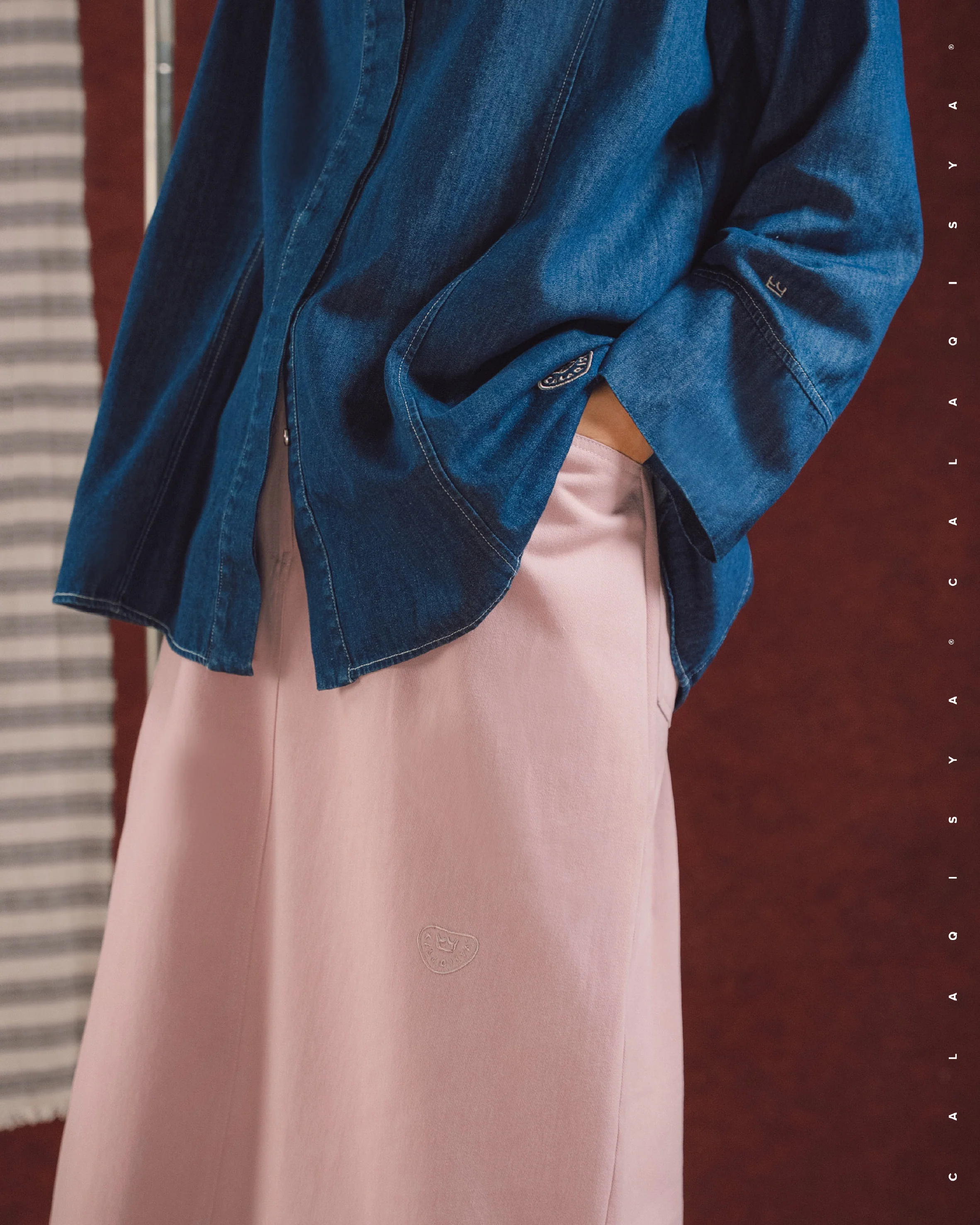 RANCH COOP SKIRT 2.0 IN MELLOW ROSE - Image 2