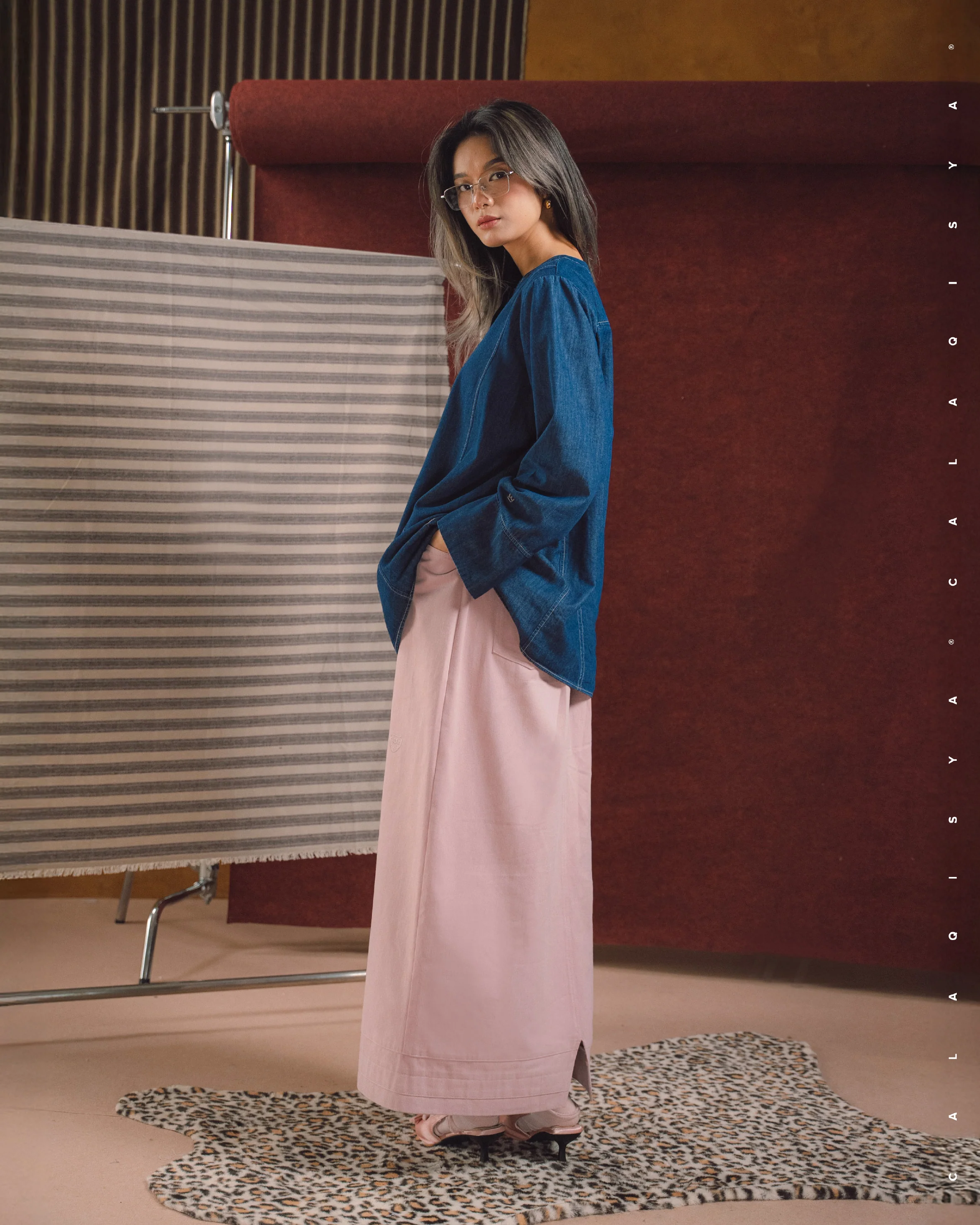 RANCH COOP SKIRT 2.0 IN MELLOW ROSE - Image 3