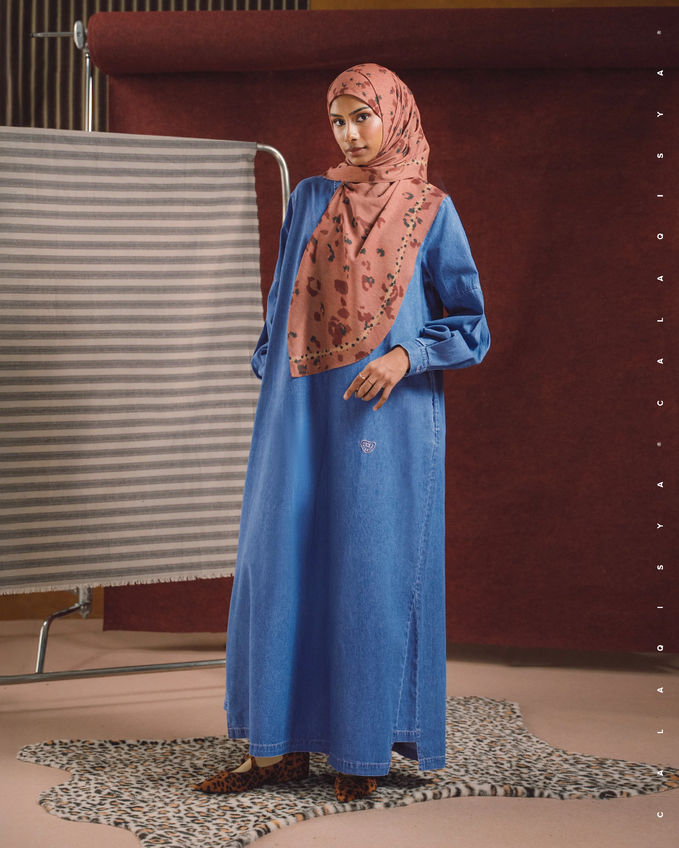 RANCH : MEADOW DRESS 2.0 IN BLUE DENIM