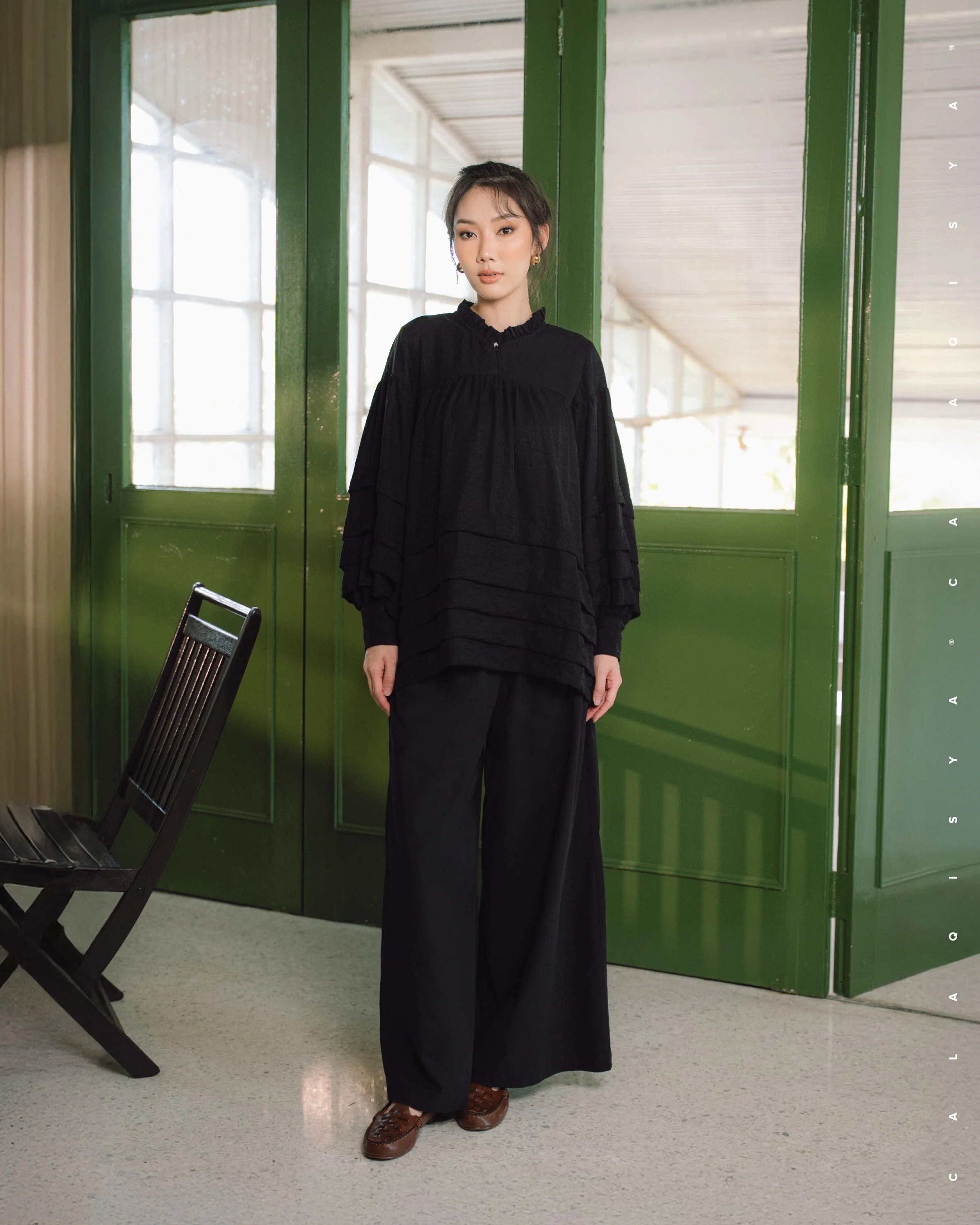 RESORT : ALUN TOP 2.0 IN BLACK - Image 3