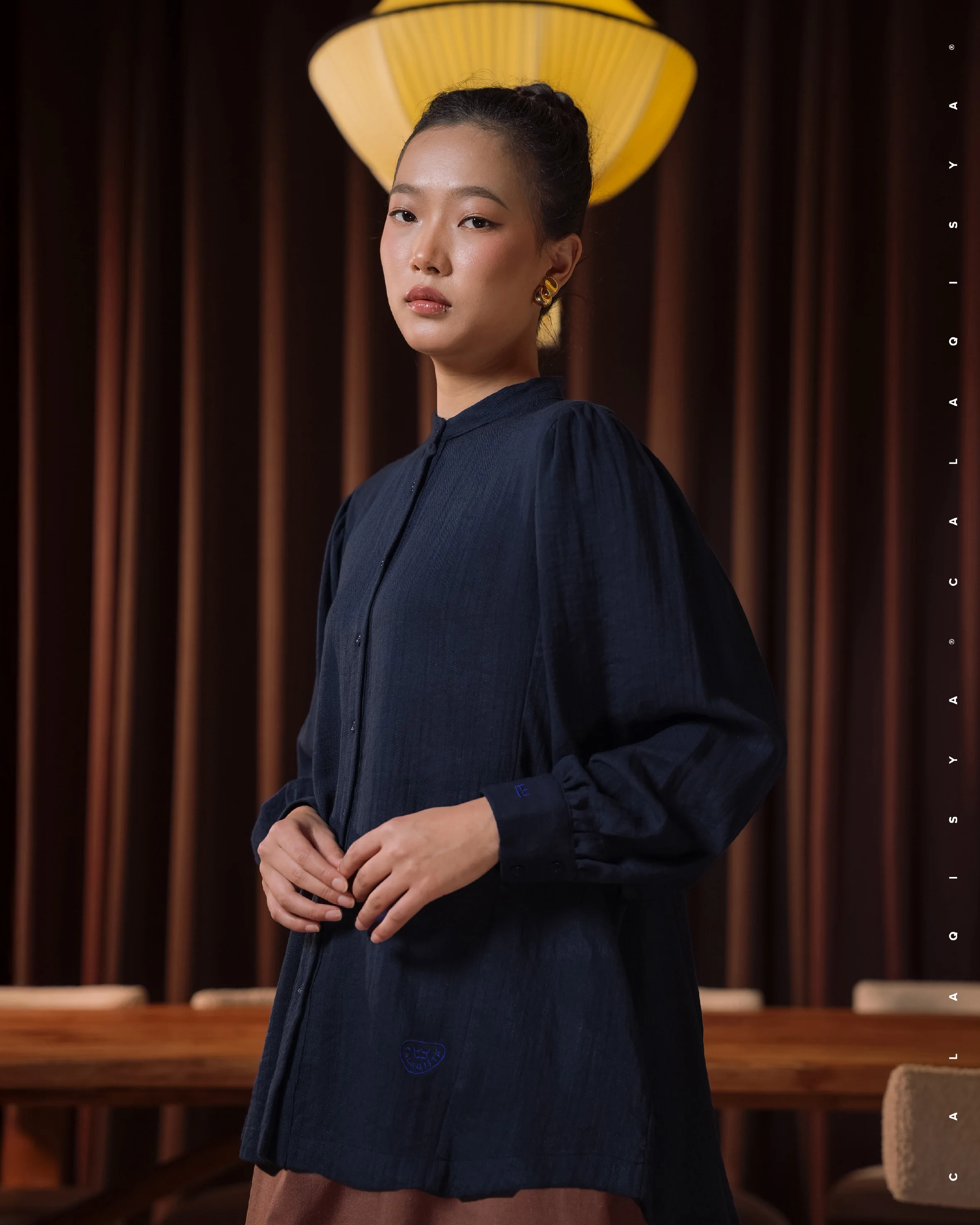 RESORT: GIRI BLOUSE 3.0 IN PEACOAT