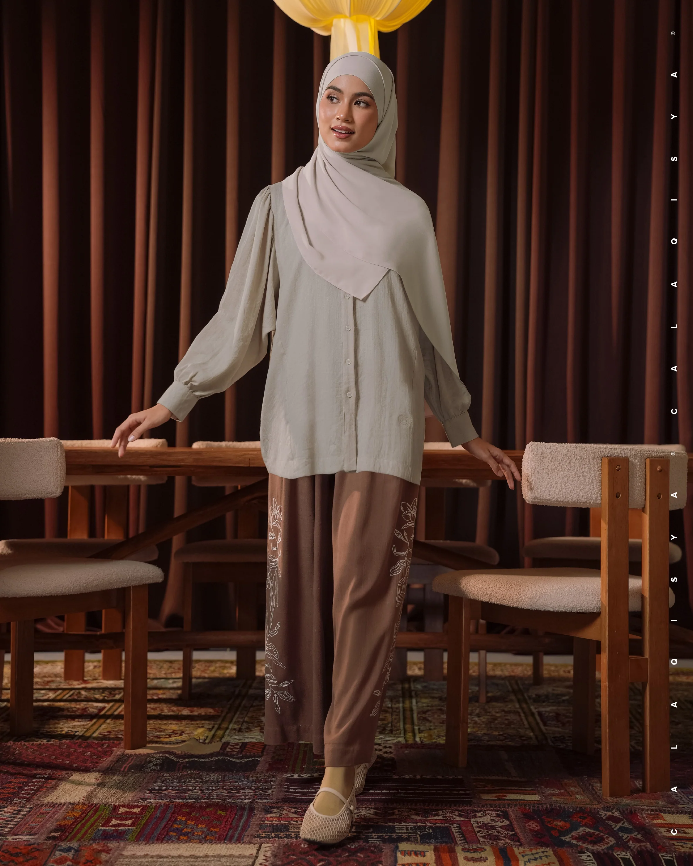 RESORT: GIRI BLOUSE 3.0 IN SHIFTING SAND - Image 2