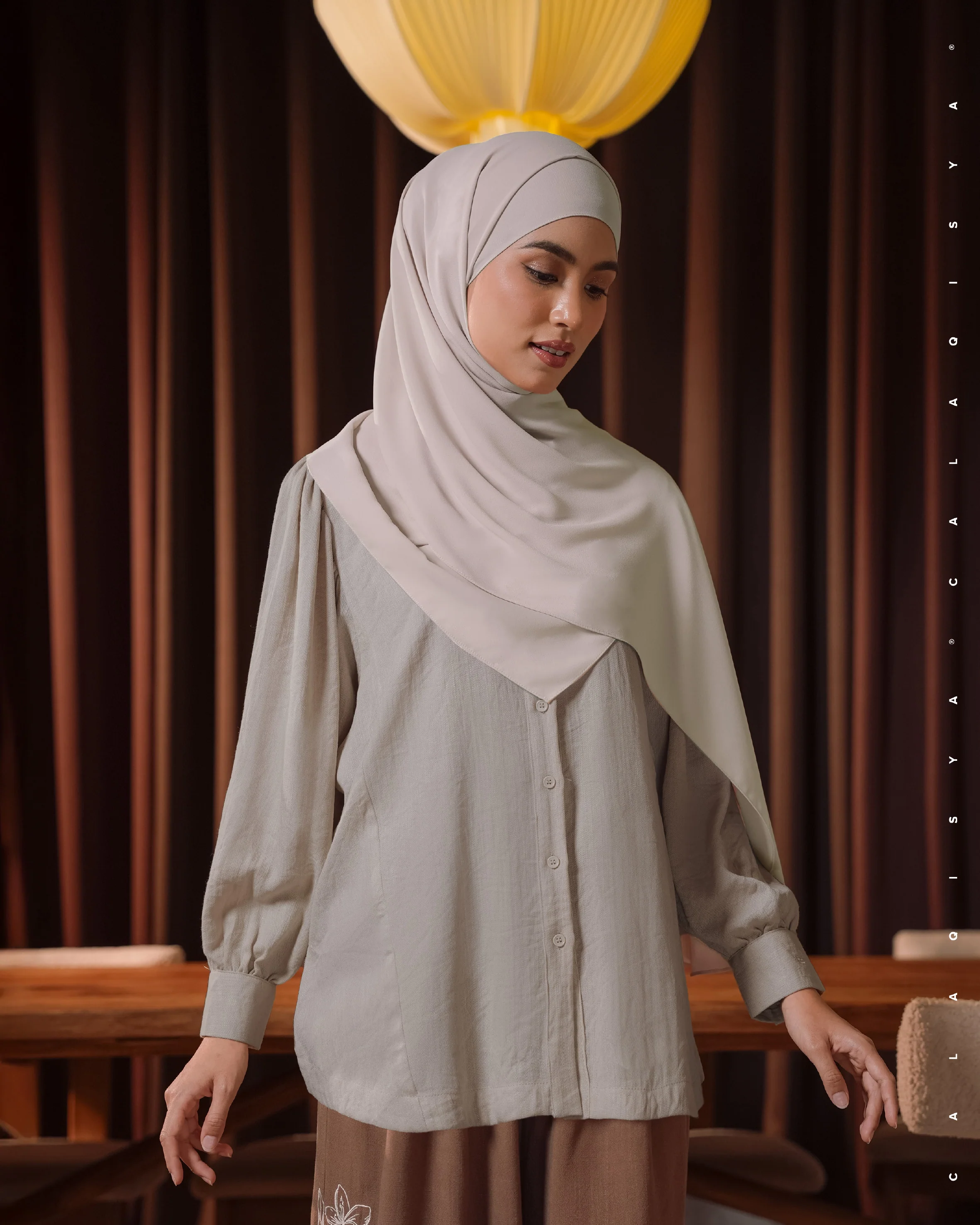 RESORT: GIRI BLOUSE 3.0 IN SHIFTING SAND - Image 3