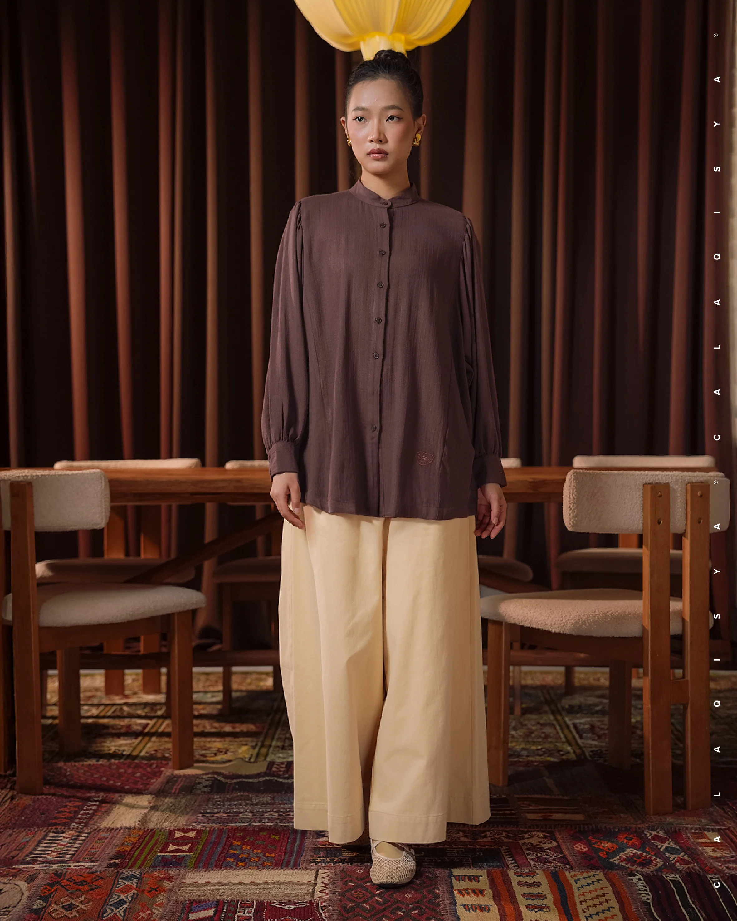 RESORT: GIRI BLOUSE 3.0 IN WILD GINGER - Image 2