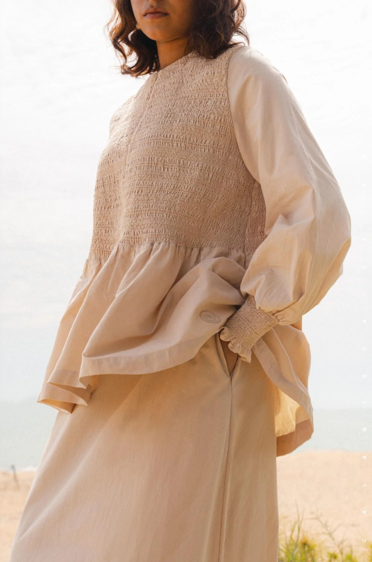 RESORT: RUI SKIRT IN EGRET - Image 3