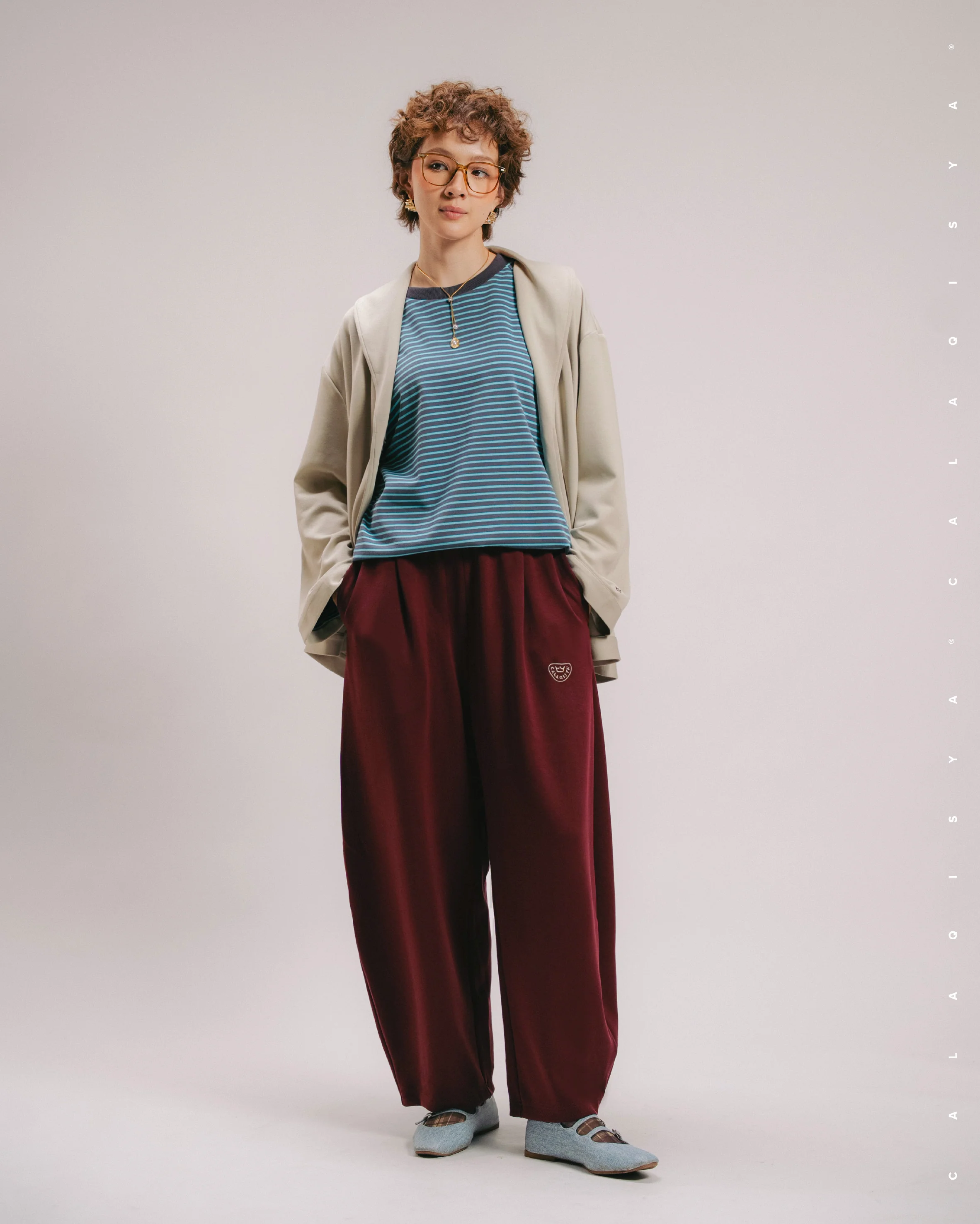 RUSH COCOON PANTS IN PORT ROYALE - Image 2