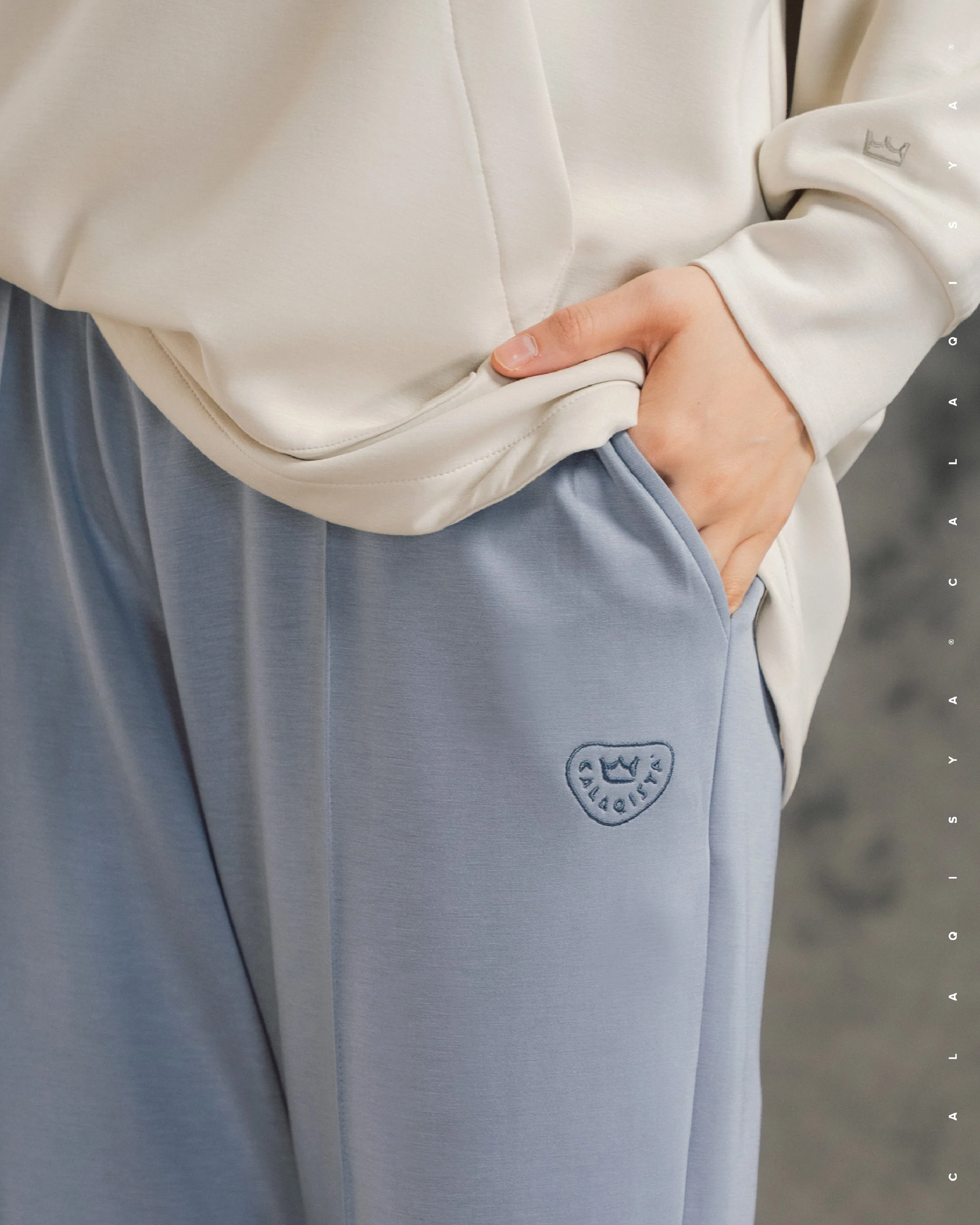 RUSH CROSS PANTS IN TEMPEST - Image 4